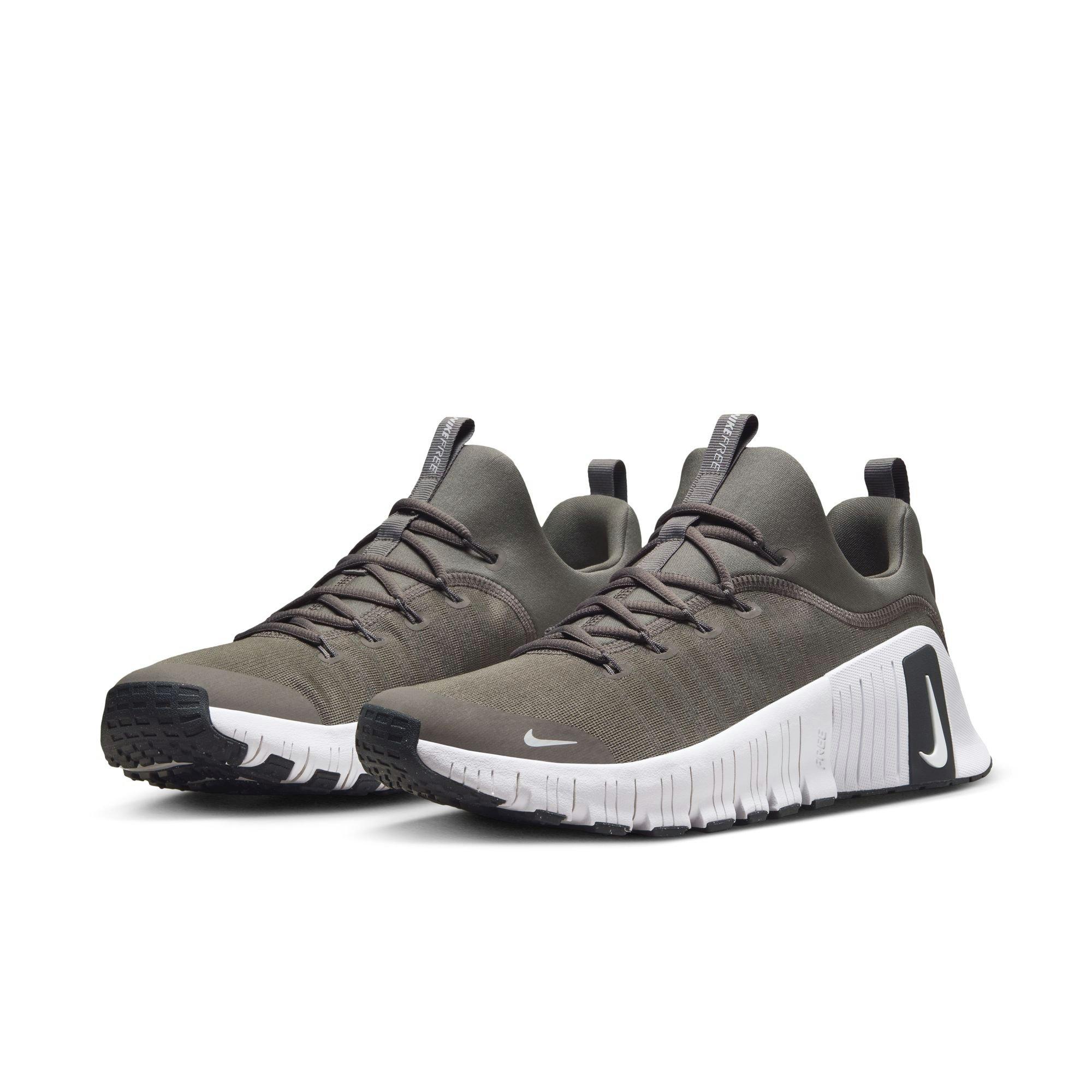Nike Free Metcon 6 "Flat Pewter/White/Anthracite" Men's Workout Shoe - GREY/WHITE Thumbnail View 5