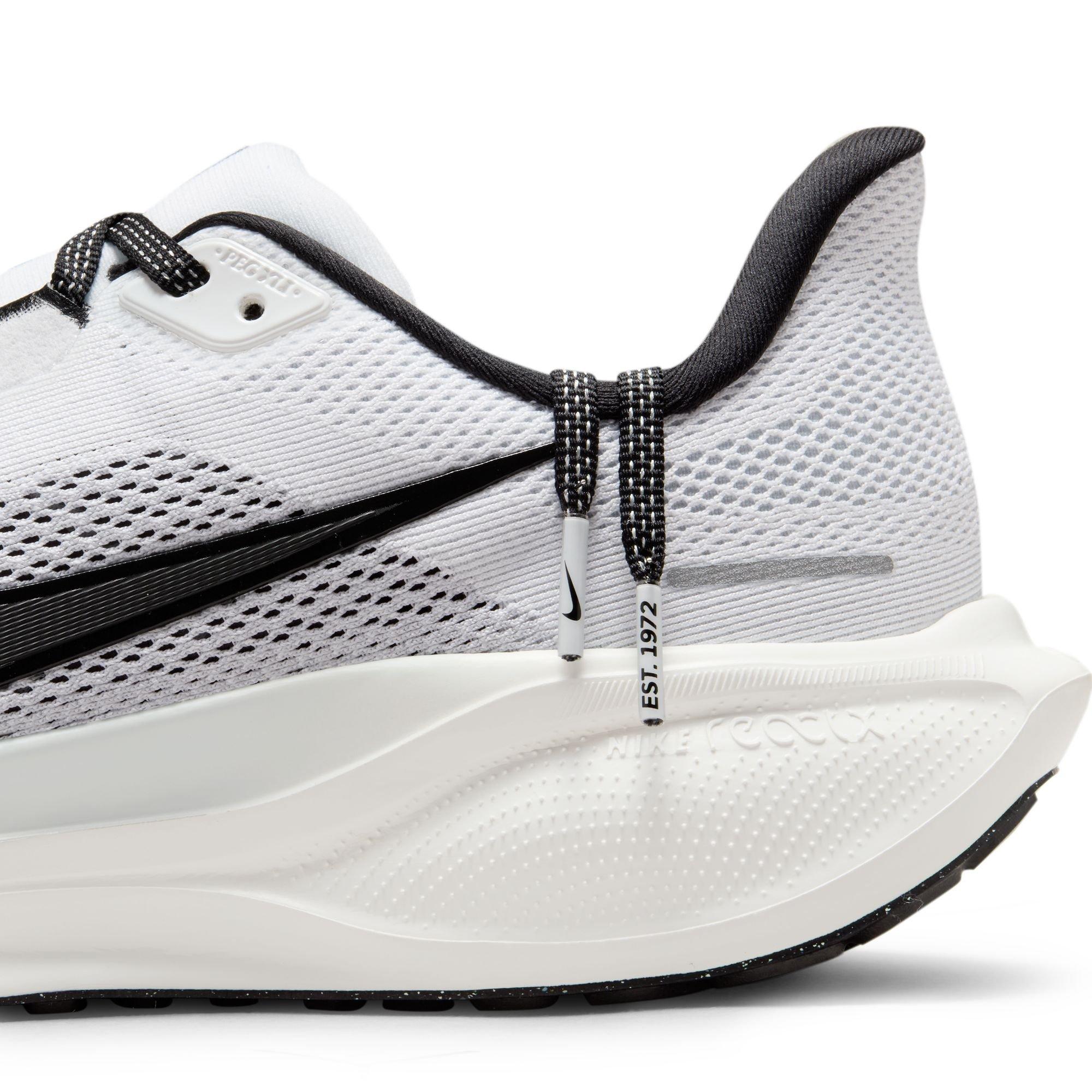 Nike Pegasus 41 "White/Black/Pure Platinum/Summit White" Men's Running Shoe - WHITE/BLACK Thumbnail View 12