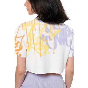 Smoke Rise Women's Graffiti Waffle Crop Top