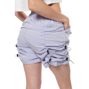 Smoke Rise Women's High Rise Bungee Woven Shorts - Lilac