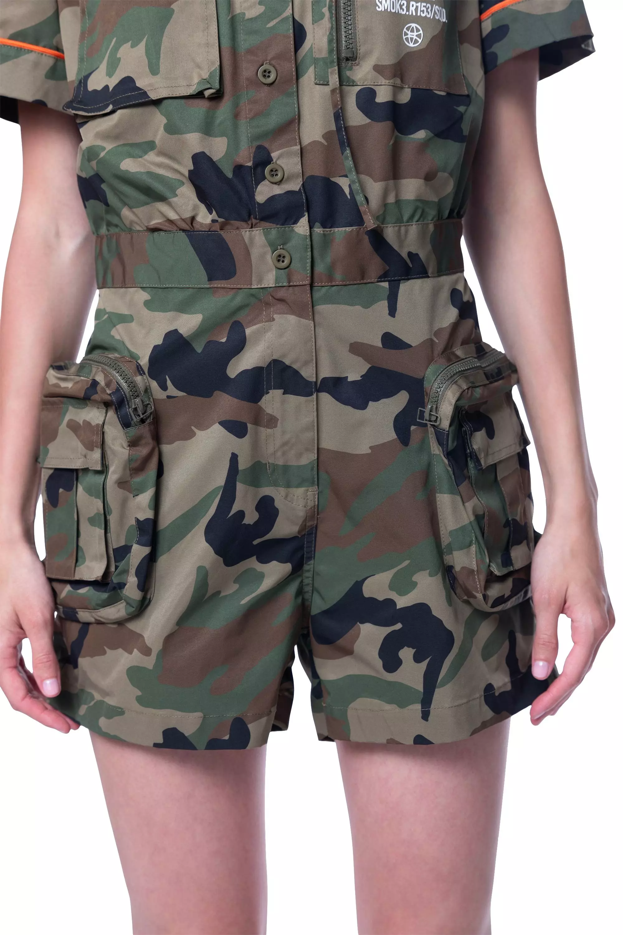 Smoke Rise Women's Romper - Camo - CAMOUFLAGE
