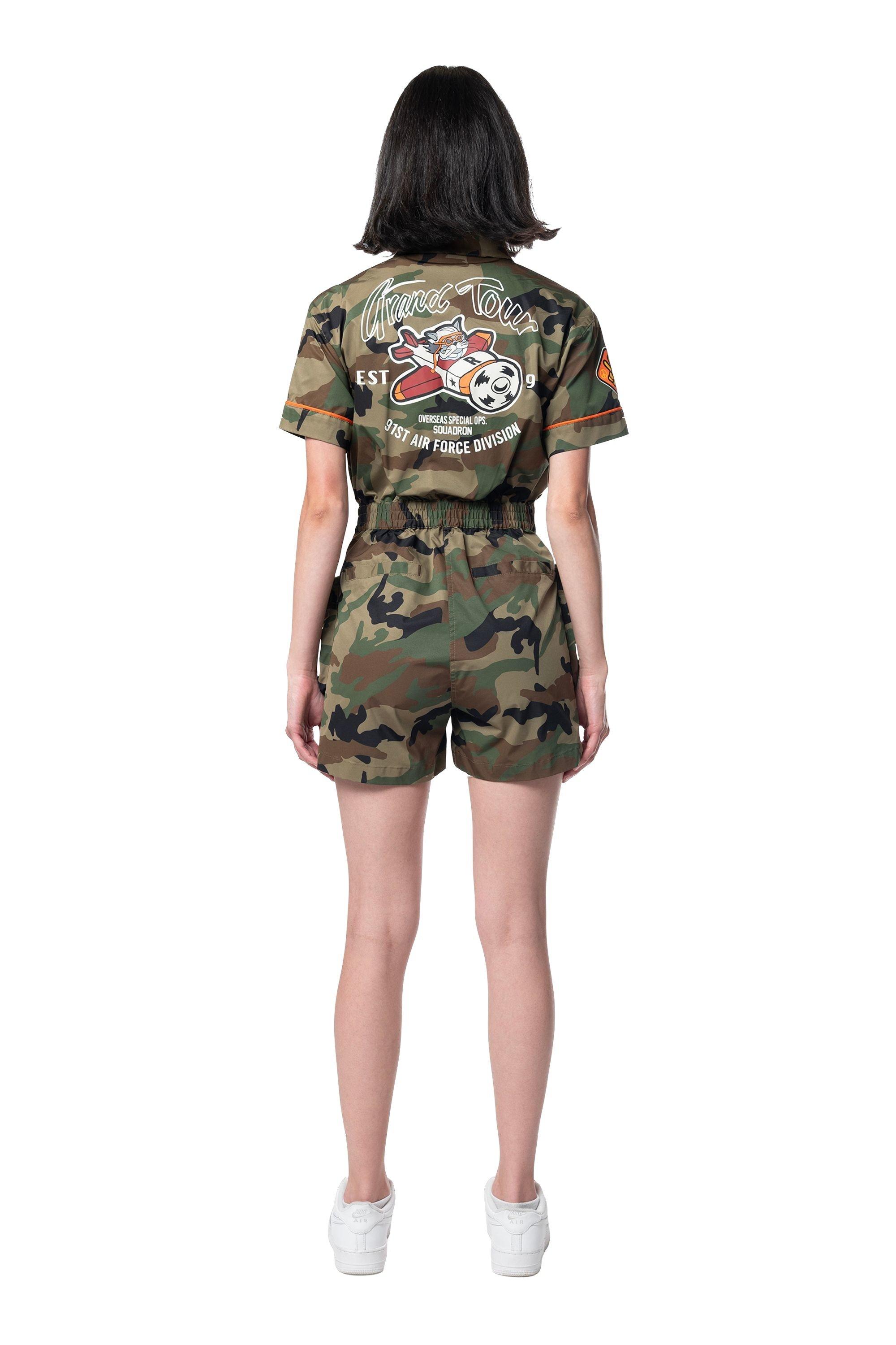 Smoke Rise Women's Romper - Camo - CAMOUFLAGE Thumbnail View 2