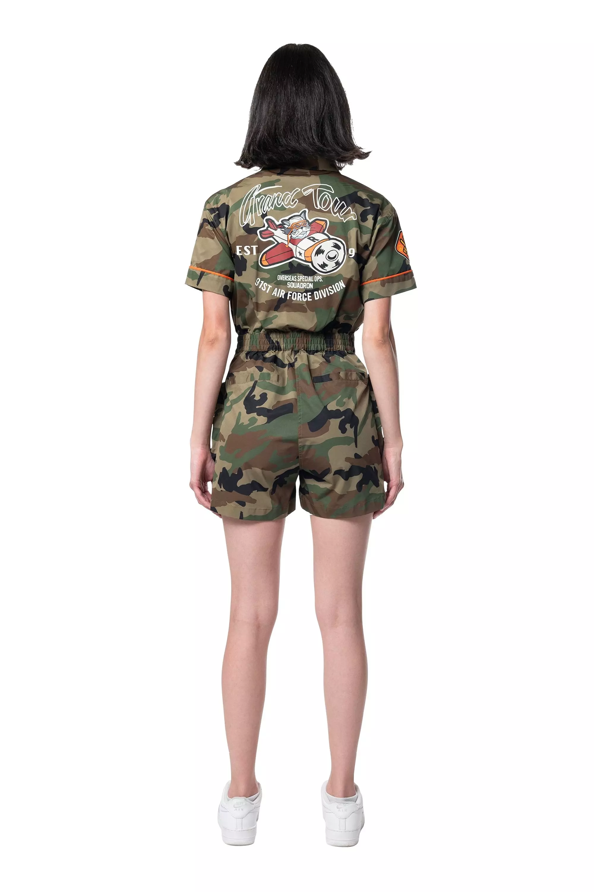 Smoke Rise Women's Romper - Camo - CAMOUFLAGE