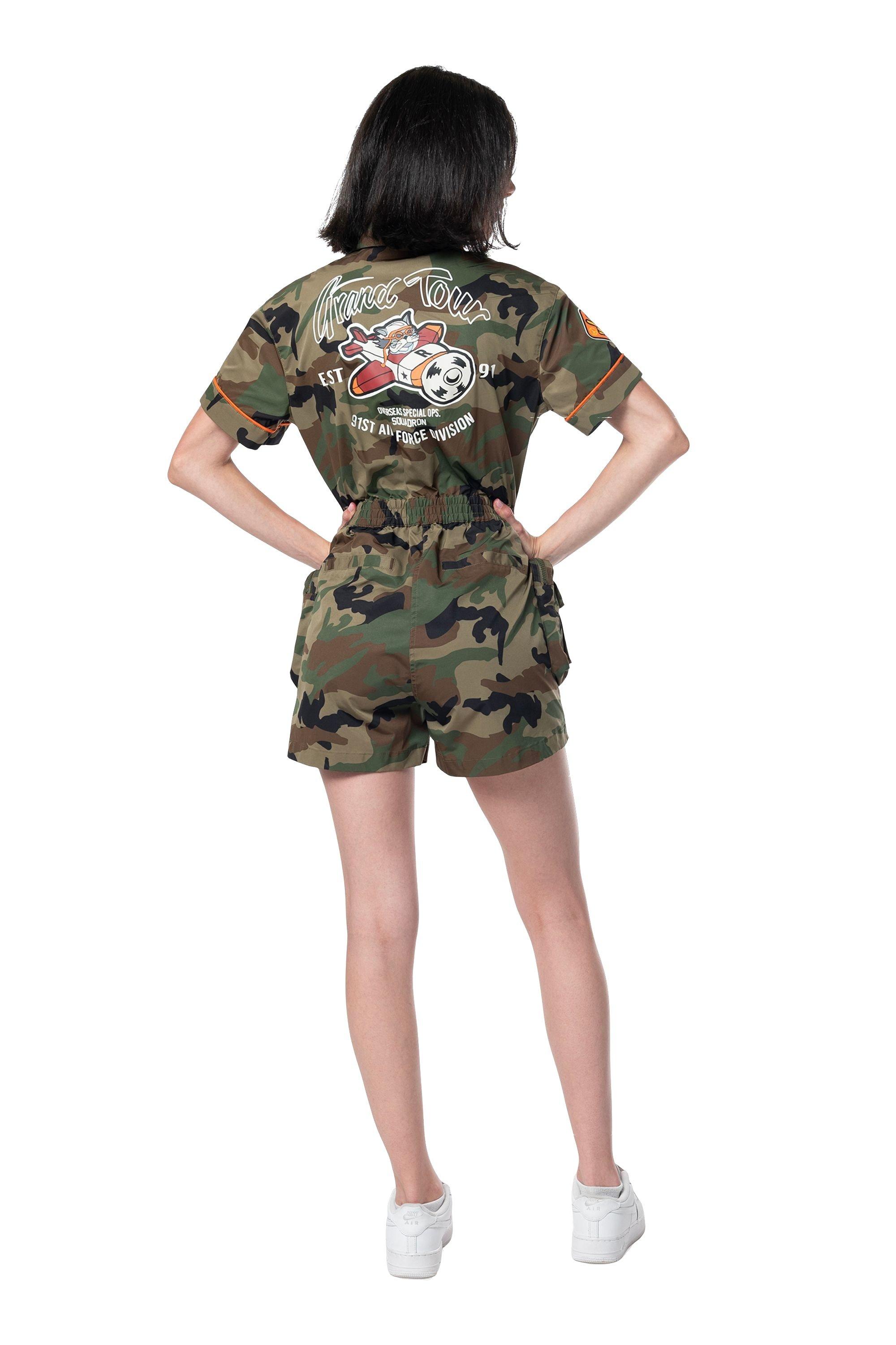 Smoke Rise Women's Romper - Camo - CAMOUFLAGE Thumbnail View 6