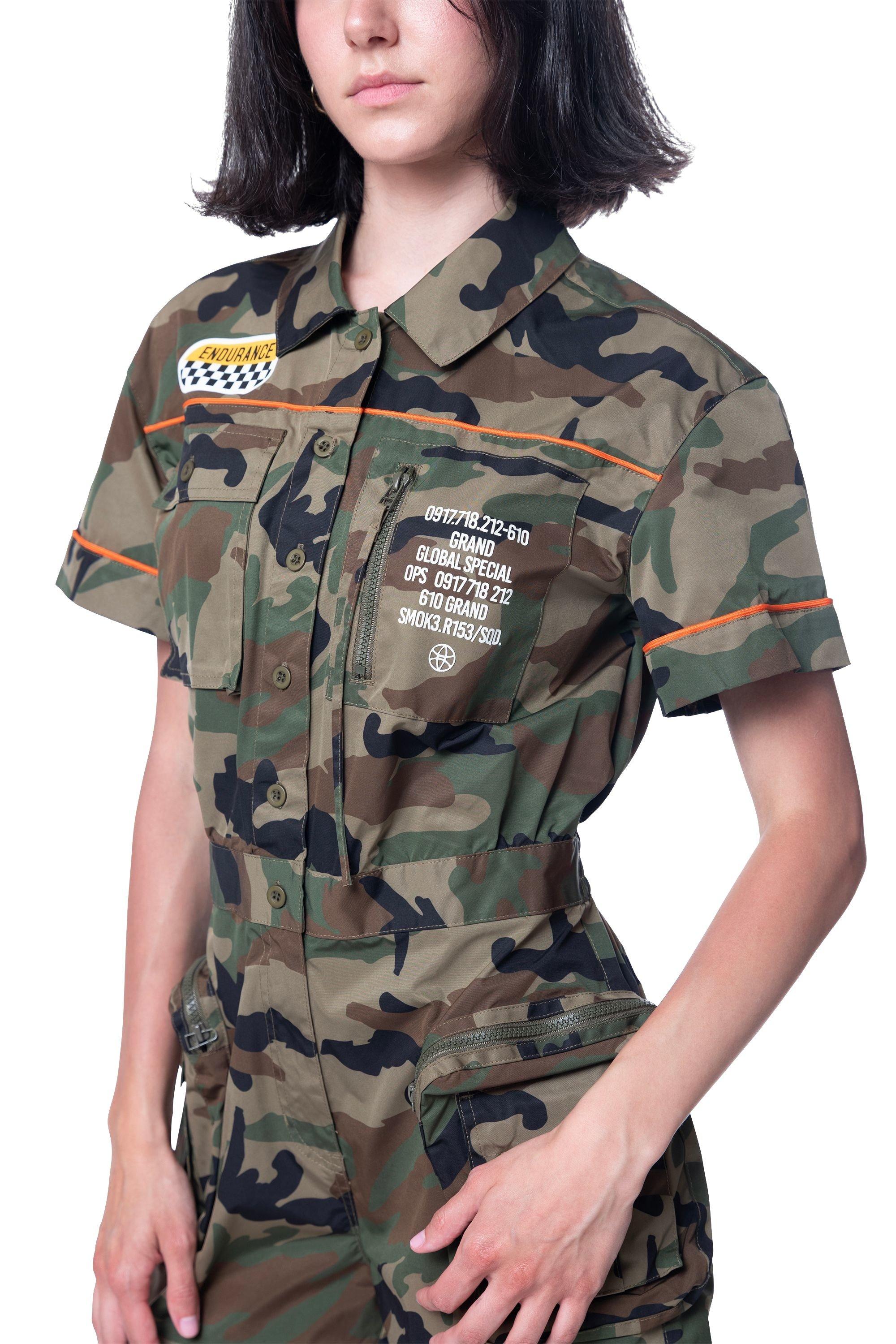 Smoke Rise Women's Romper - Camo - CAMOUFLAGE Thumbnail View 8