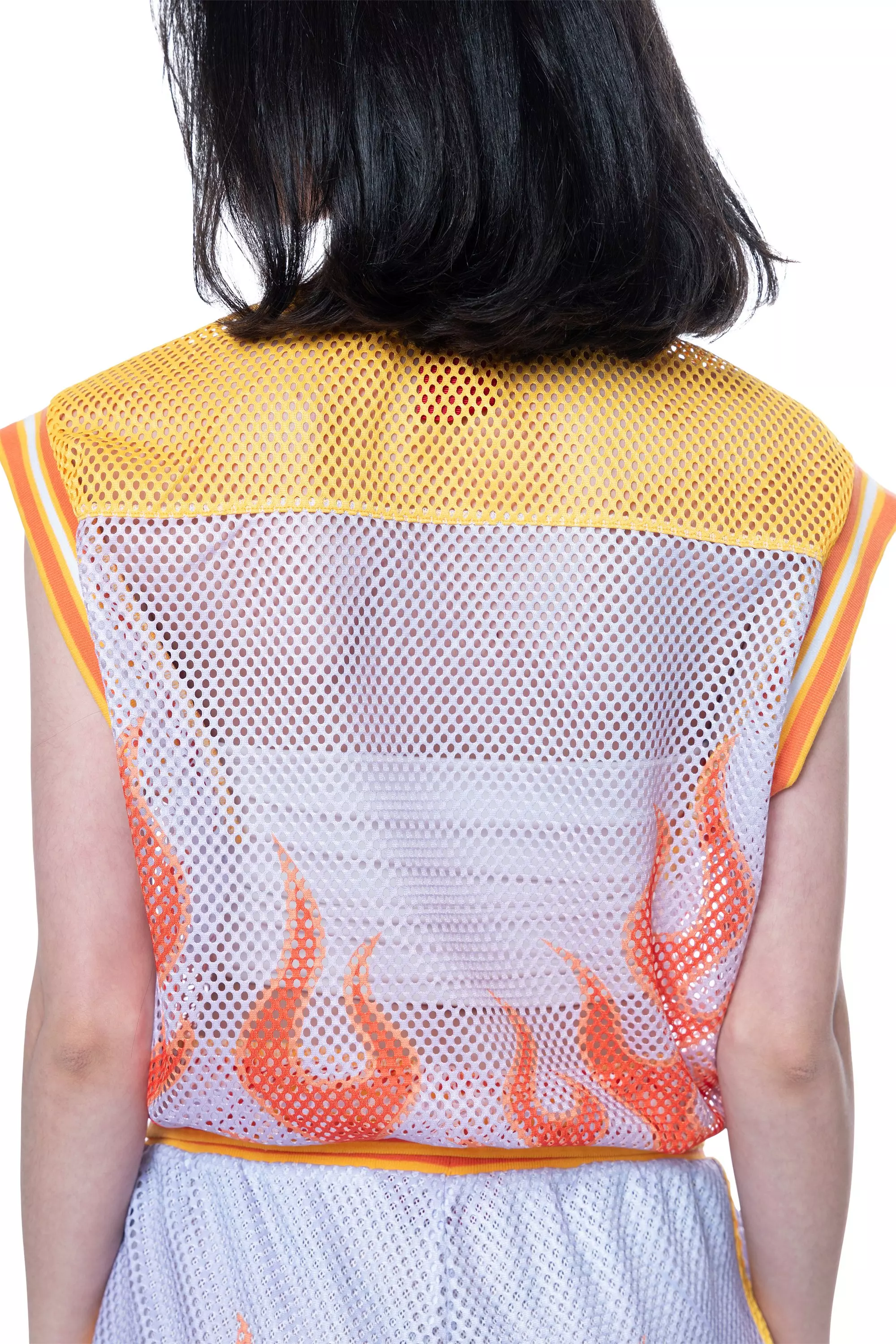 Smoke Rise Women's Flame Mesh Tank - MULTI-COLOR