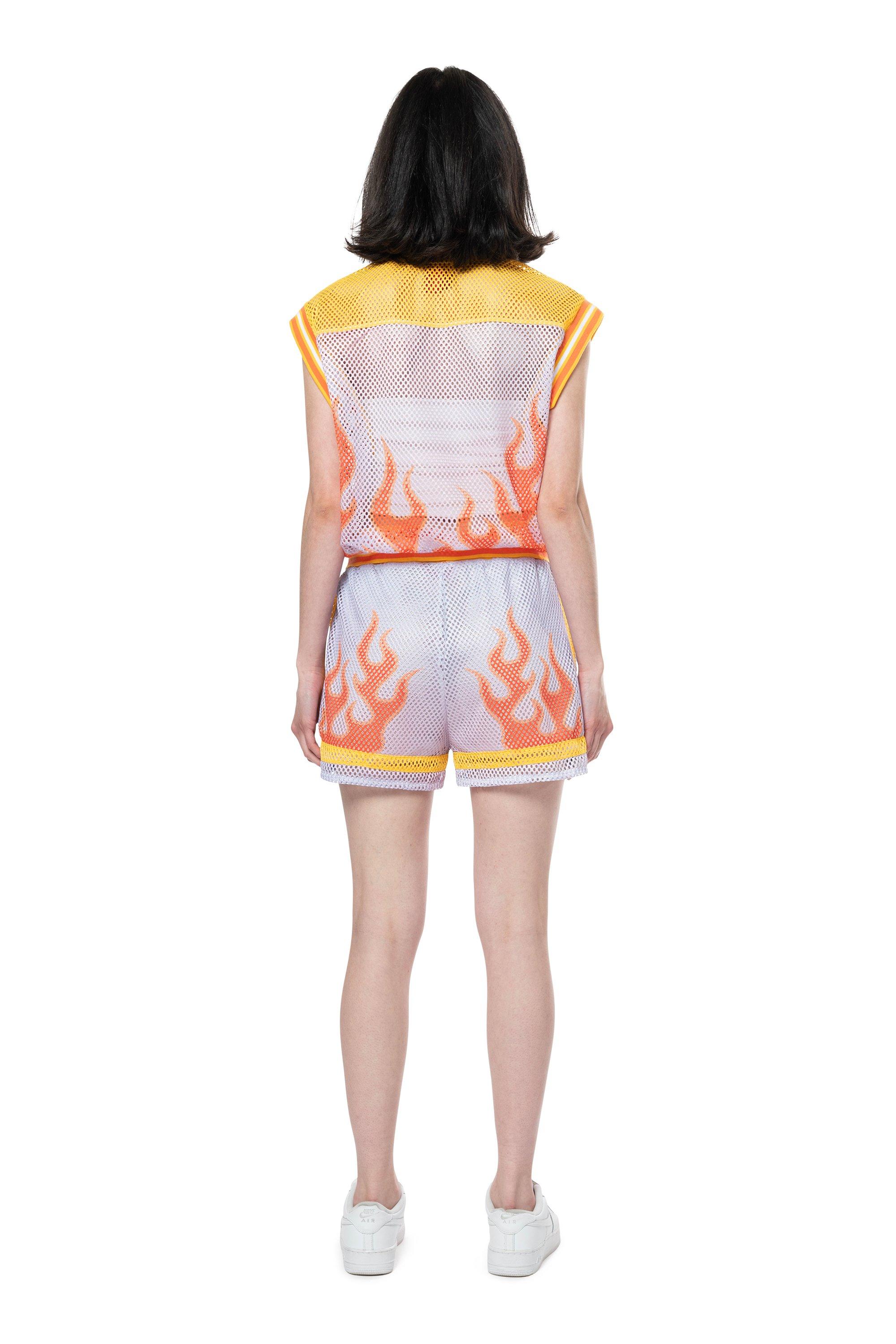 Smoke Rise Women's Flame Mesh Tank - MULTI-COLOR Thumbnail View 4