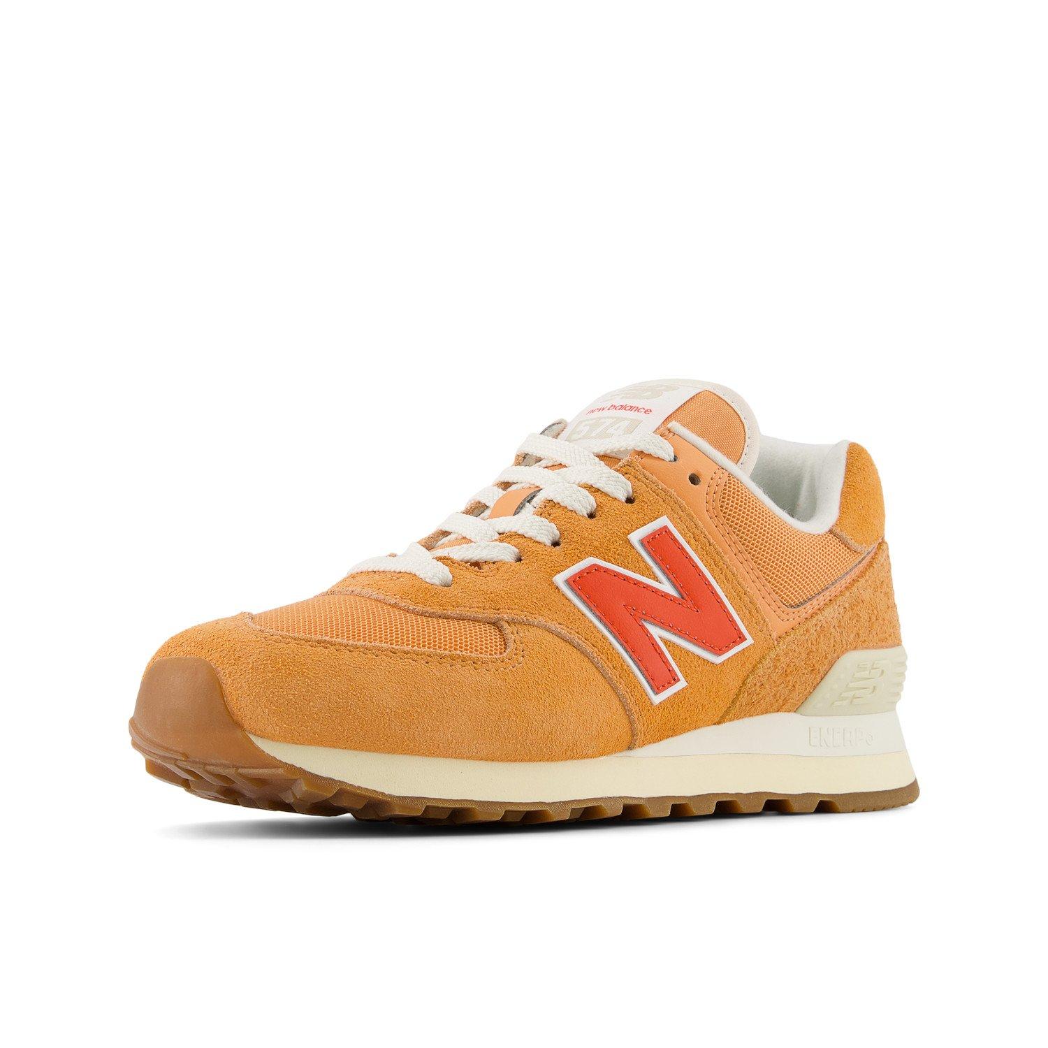 New Balance 574 Women's "Orange/White" Shoe