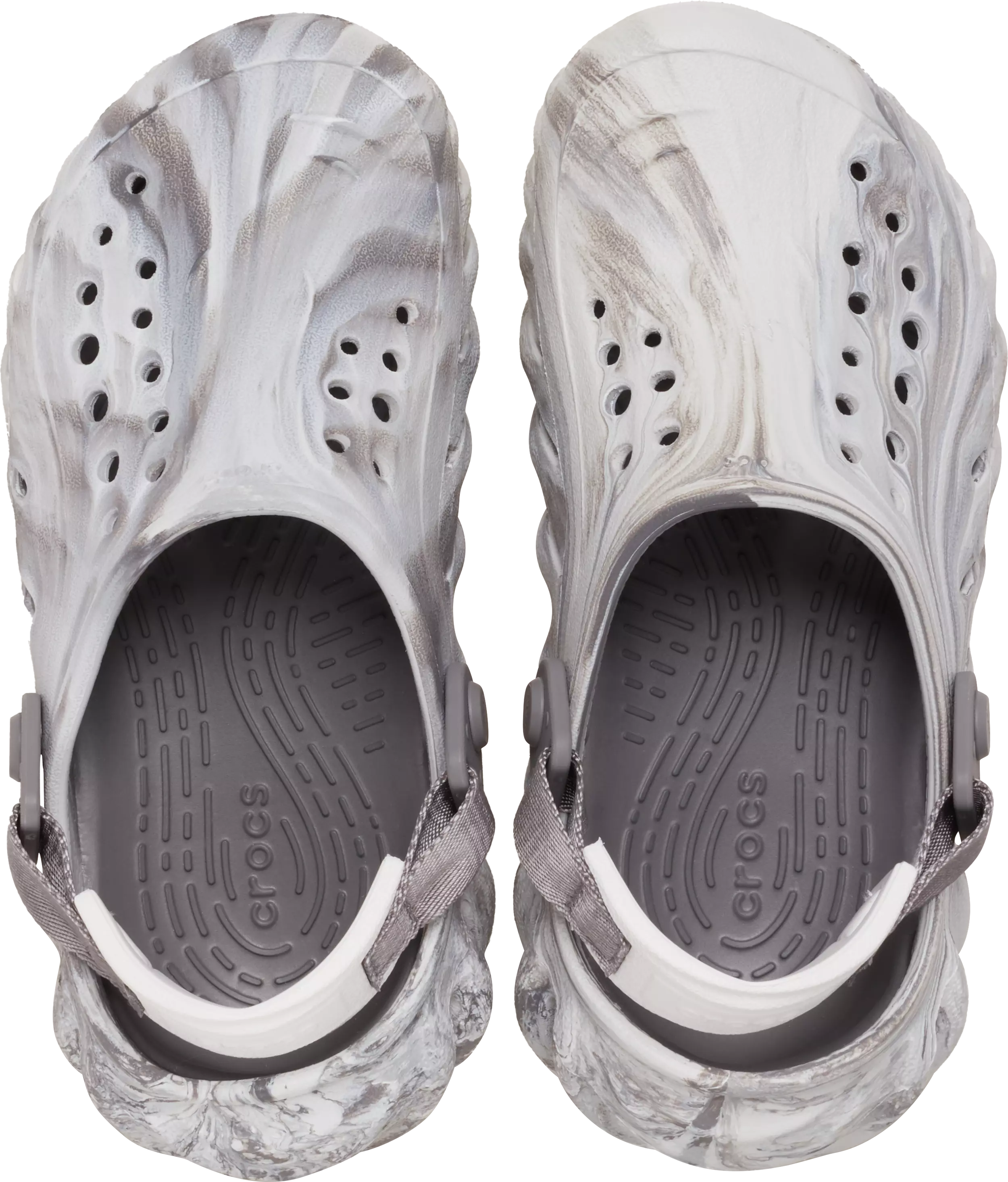 Crocs Echo Marbled "Moonlight" Preschool Boys' Clog - GREY