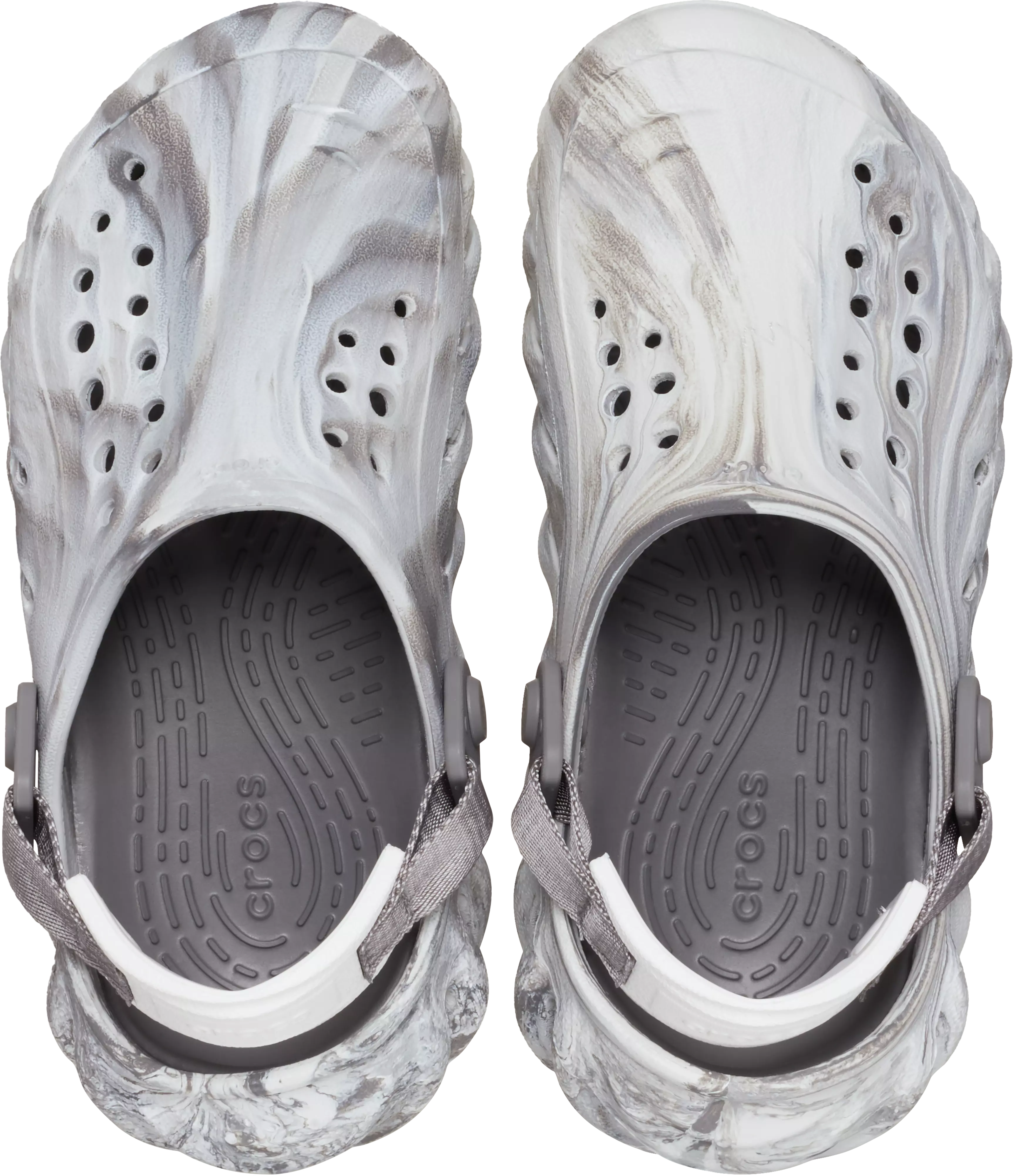 Crocs Echo Marbled "Moonlight" Preschool Boys' Clog - GREY