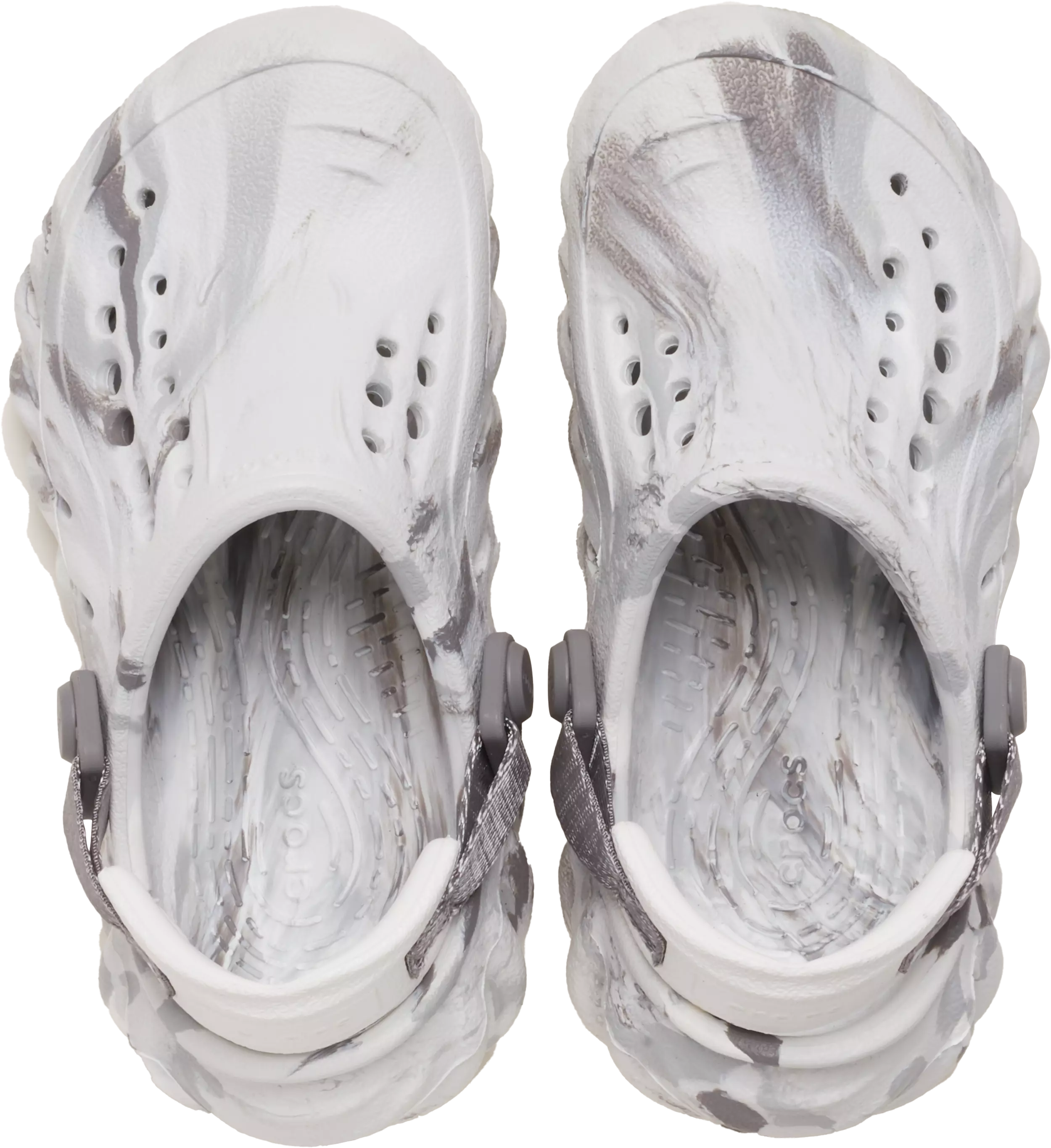Crocs Echo Marbled "Moonlight" Toddler Boys' Clog - GREY