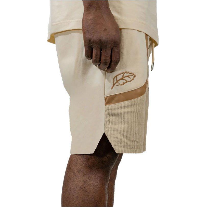 Blac Leaf Elite Corduroy Men's Beige Shorts