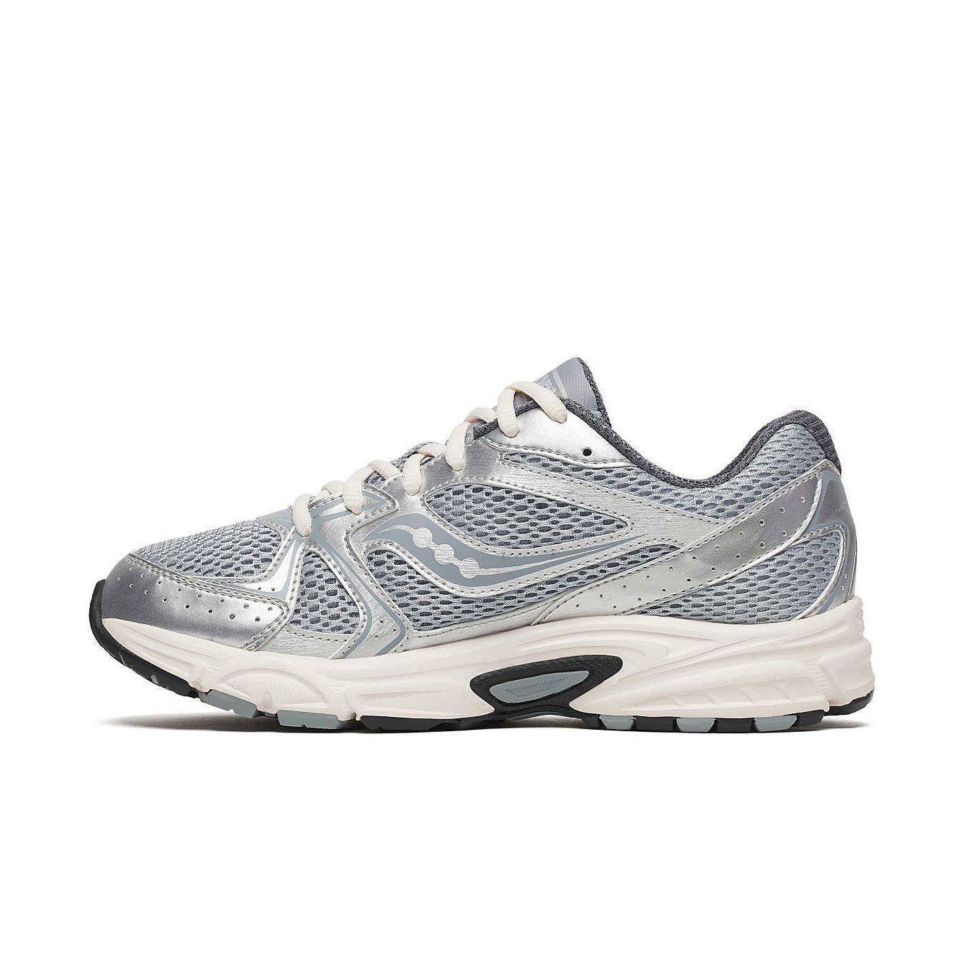 Saucony Grid Ride Millennium "Silver/Cream" Women's Running Shoe - SILVER Thumbnail View 2