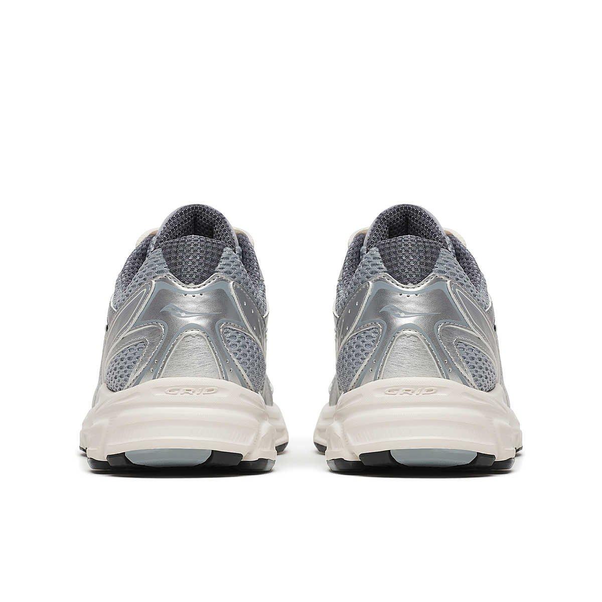 Saucony Grid Ride Millennium "Silver/Cream" Women's Running Shoe - SILVER Thumbnail View 4