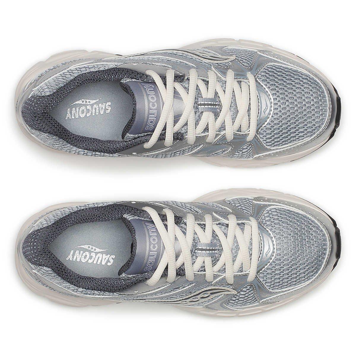 Saucony Grid Ride Millennium "Silver/Cream" Women's Running Shoe - SILVER Thumbnail View 5