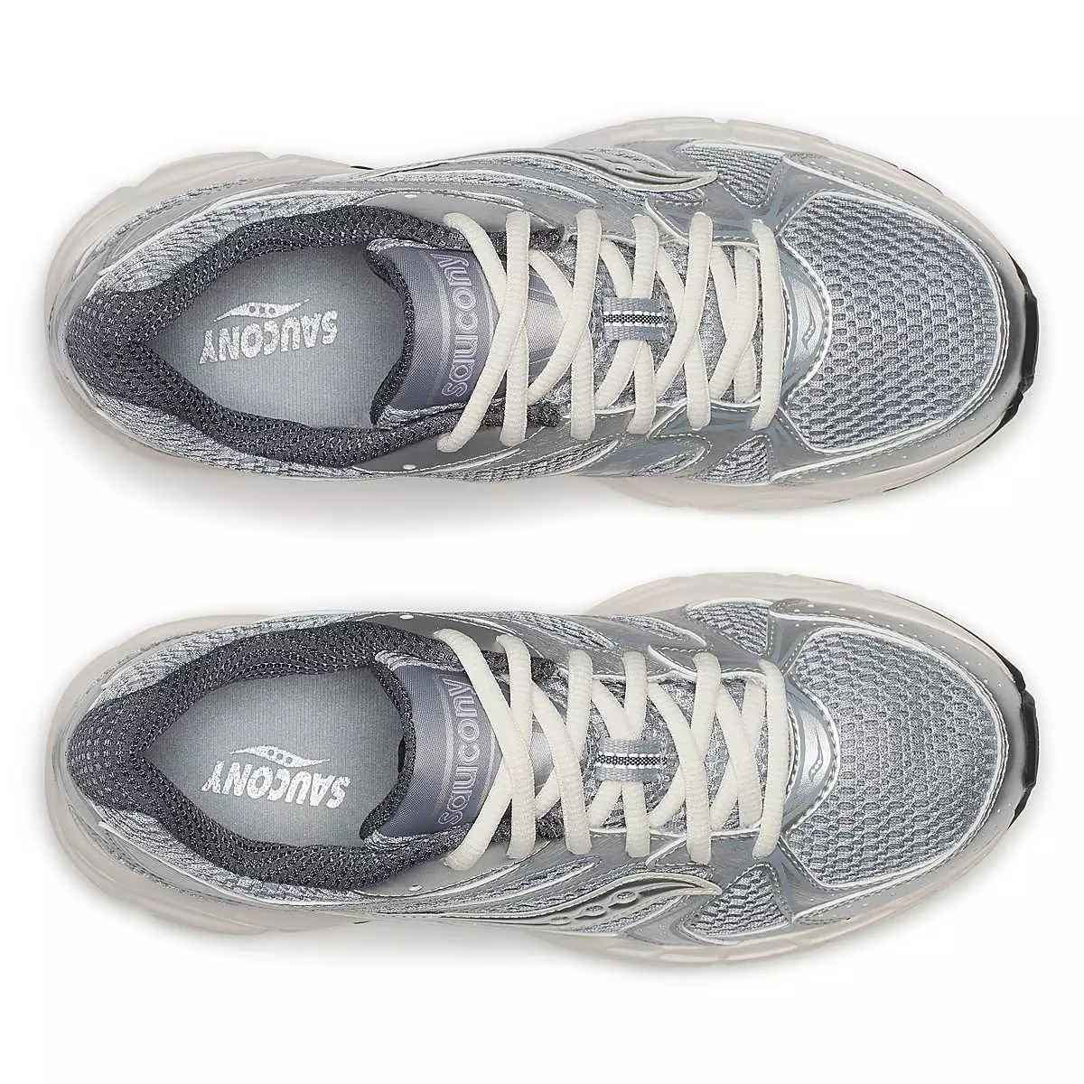 Saucony Grid Ride Millennium "Silver/Cream" Women's Running Shoe - SILVER