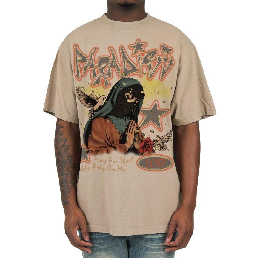 Paradise Lost Stay Sane Tee - Oat - SAND