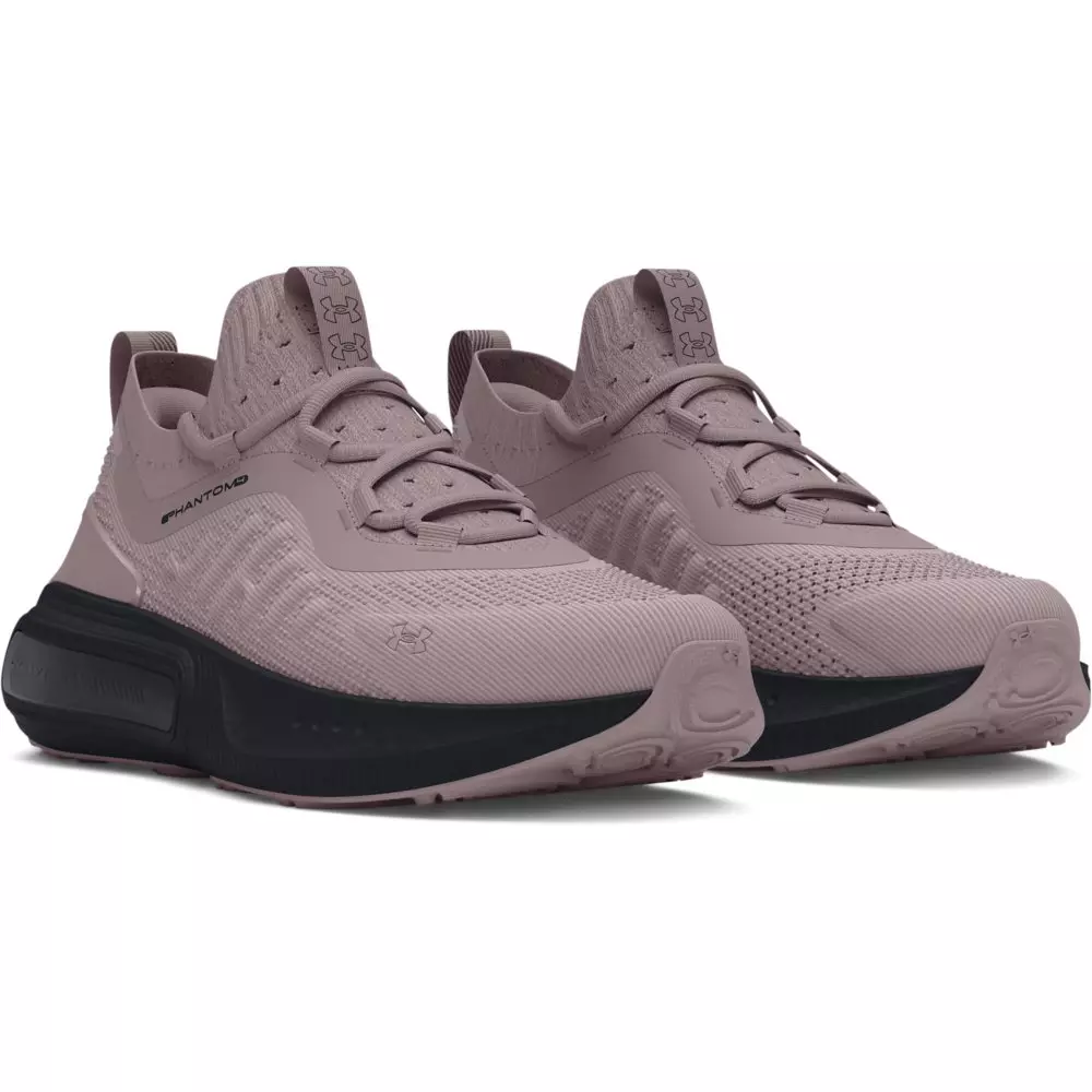 Under Armour Phantom 4 "Grey/Black" Grade School Boys' Running Shoe - GREY/BLACK