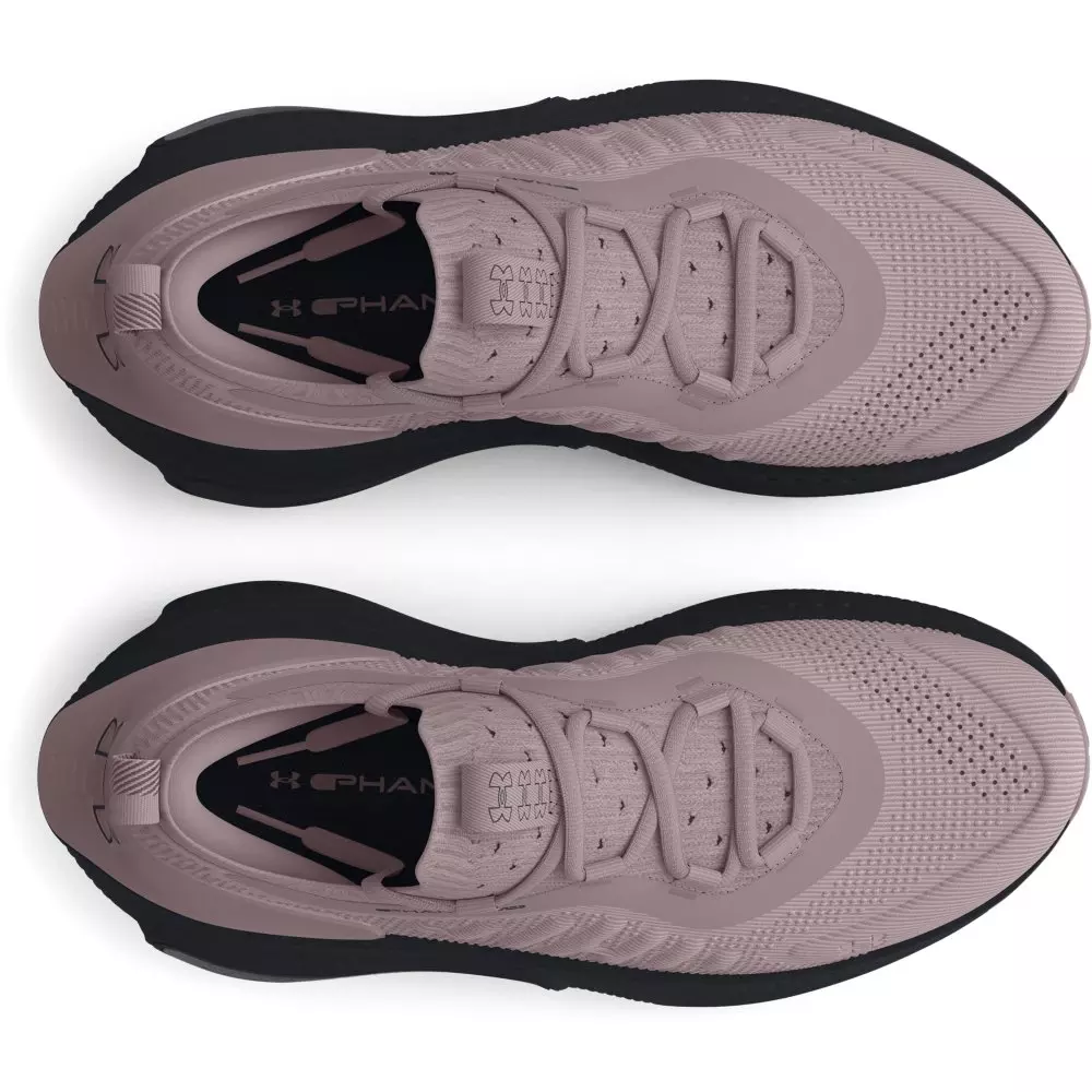 Under Armour Phantom 4 "Grey/Black" Grade School Boys' Running Shoe - GREY/BLACK