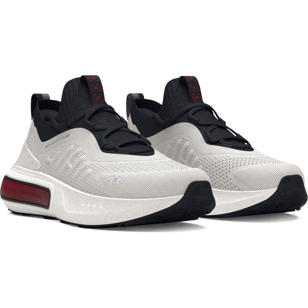 Under Armour Phantom 4 Grade School Boys' "White/Black" Running Shoe