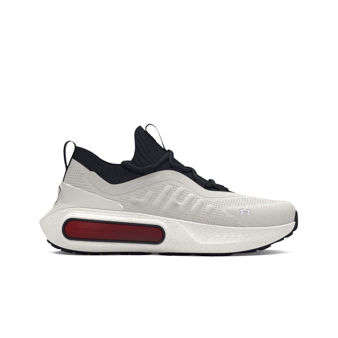 Mens Size 14 Under Armour HOVR Phantom 4 Shoes White Clay Black Running Sneakers Under Armour PHANTOM 4 - Trainers - white clay/black/white  main image 3
