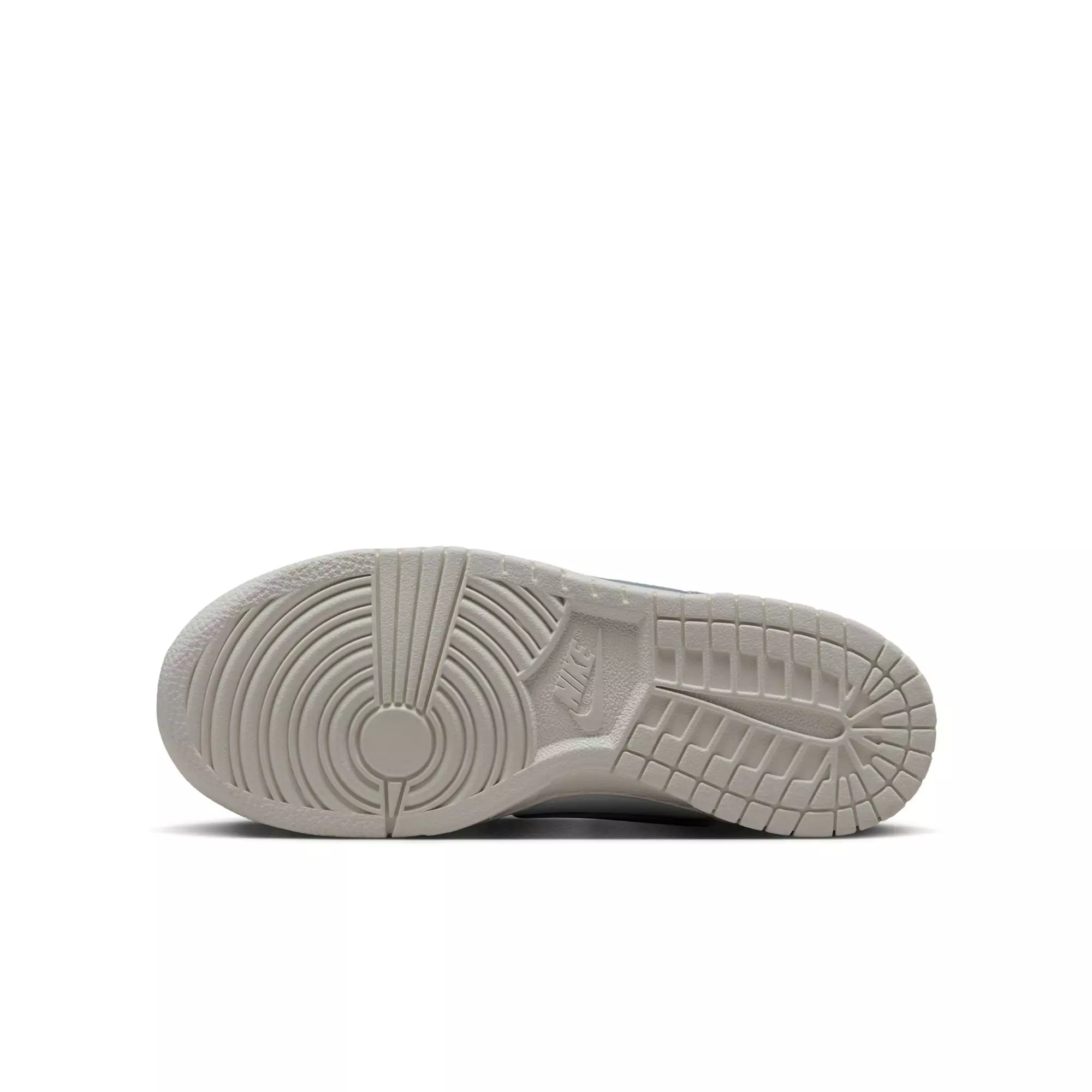 Nike Dunk Low "White/Light Silver/Phantom" Grade School Girls' Shoe - WHITE/SILVER