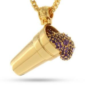 King Ice Purple Drank Necklace