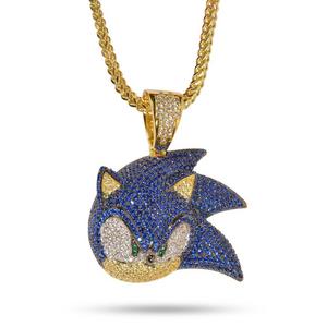King Ice Sonic The Hedgehog Necklace