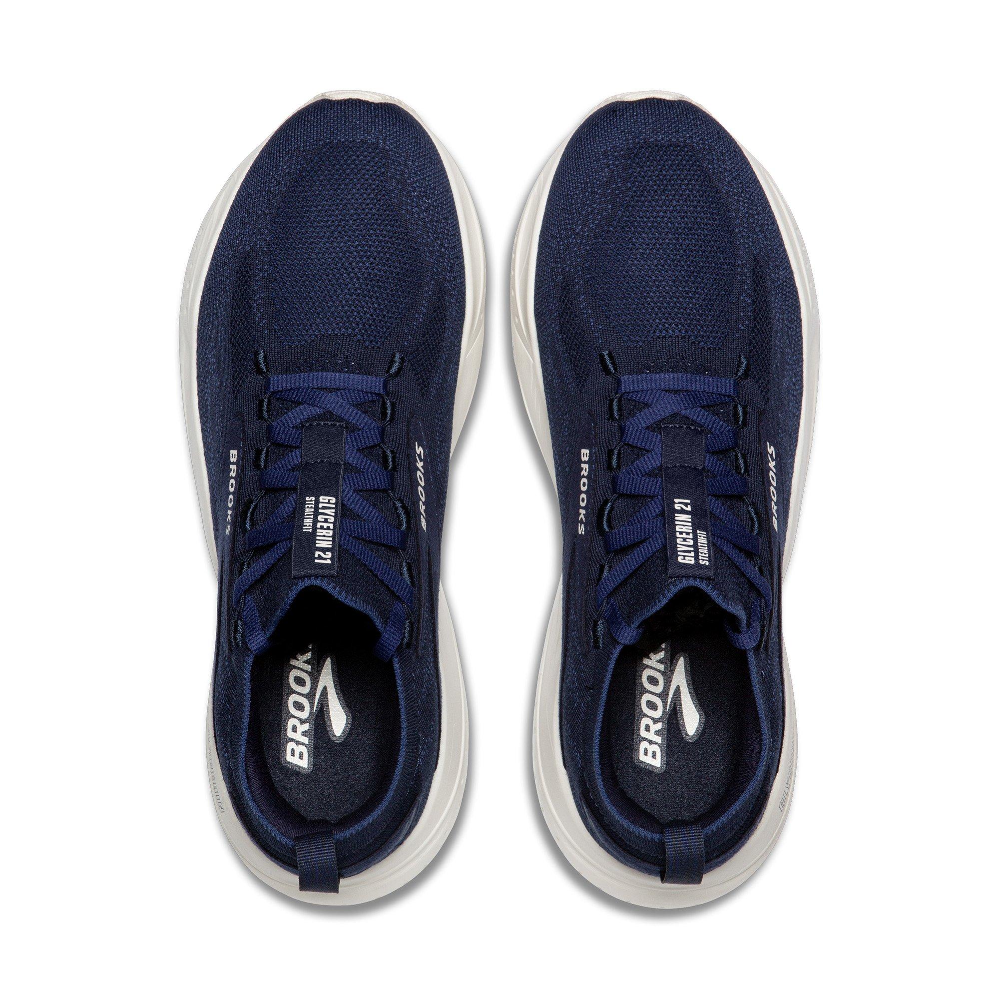 Brooks Glycerin StealthFit 21 "Navy" Men's Road Running Shoe - NAVY Thumbnail View 7