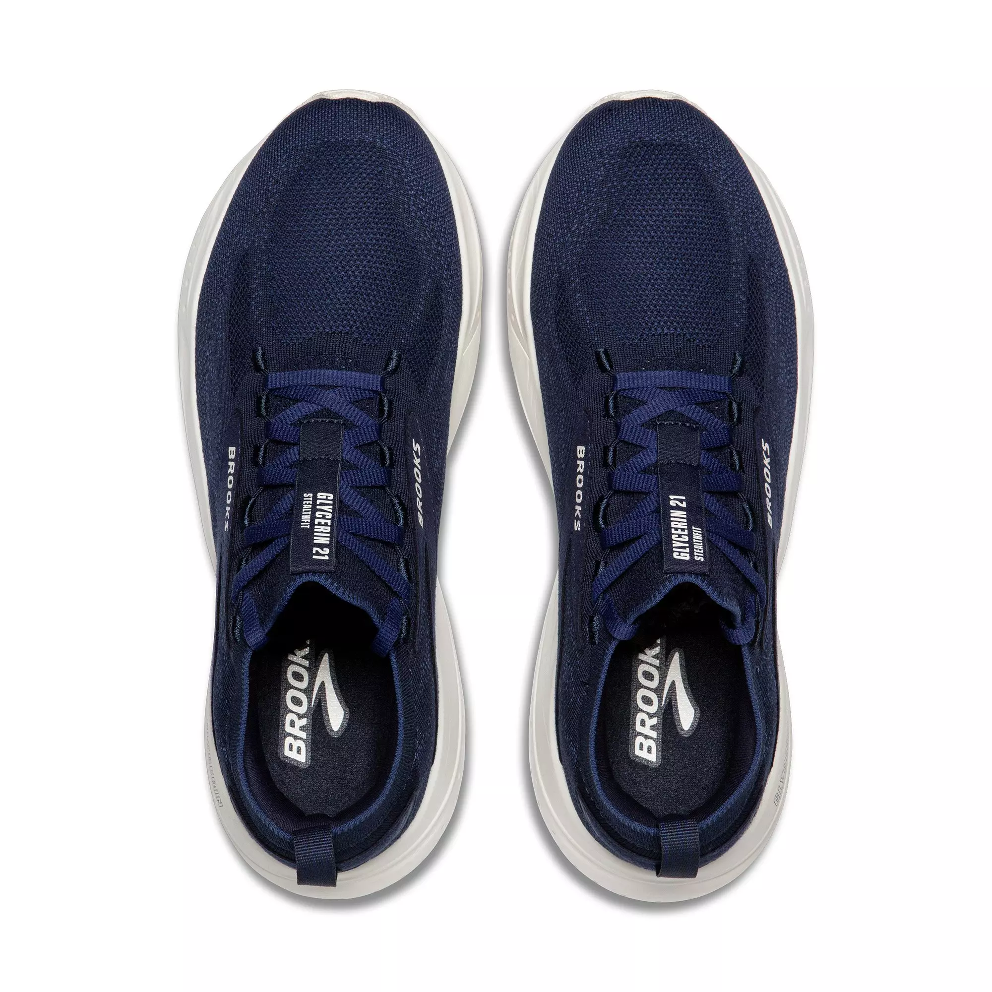 Brooks Glycerin StealthFit 21 "Navy" Men's Road Running Shoe - NAVY