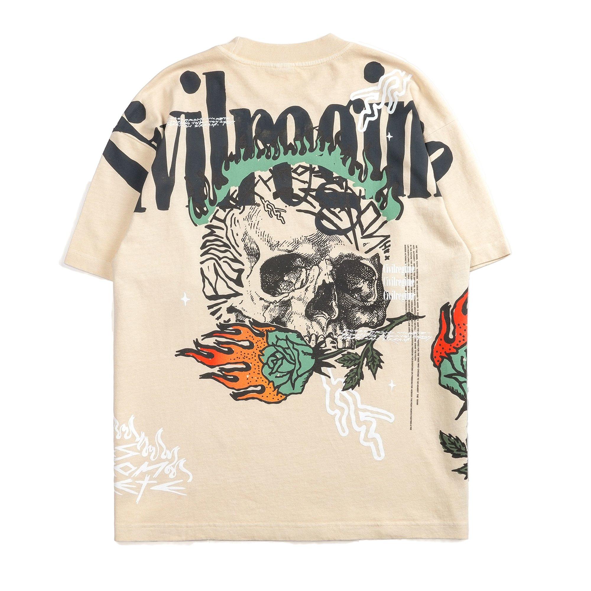 Civil Regime Men's Bloom Thru This Tee - BUTTER Thumbnail View 2