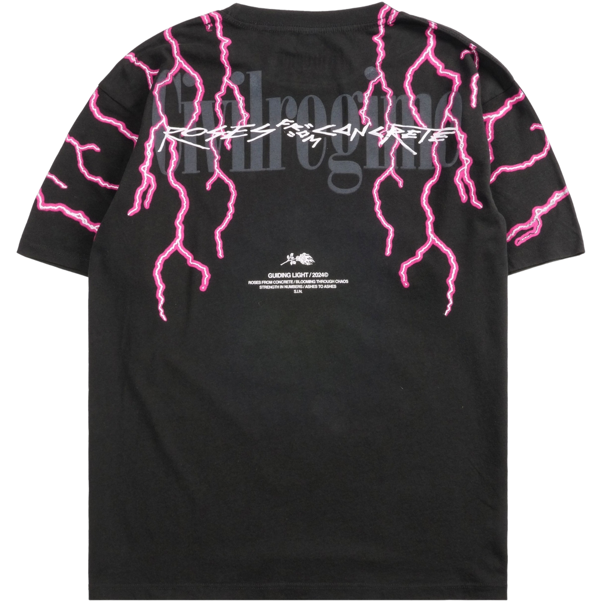 Civil Regime Men's Free To Dream HW Tee V2 - BLACK Thumbnail View 2