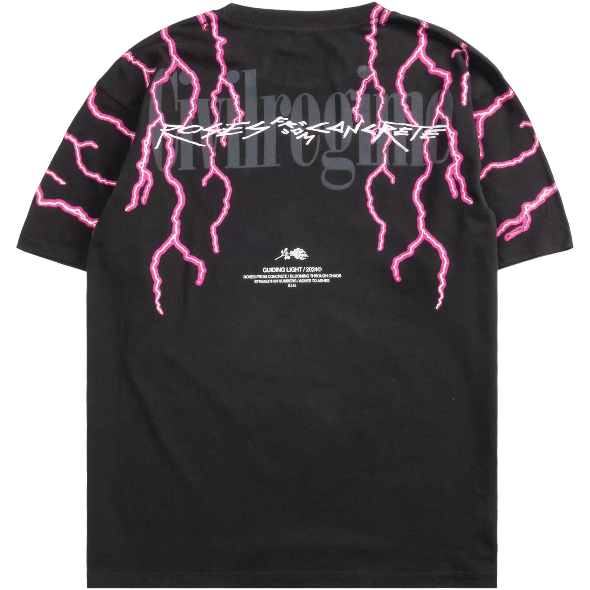 Civil Regime Men's Free To Dream HW Tee V2 - BLACK