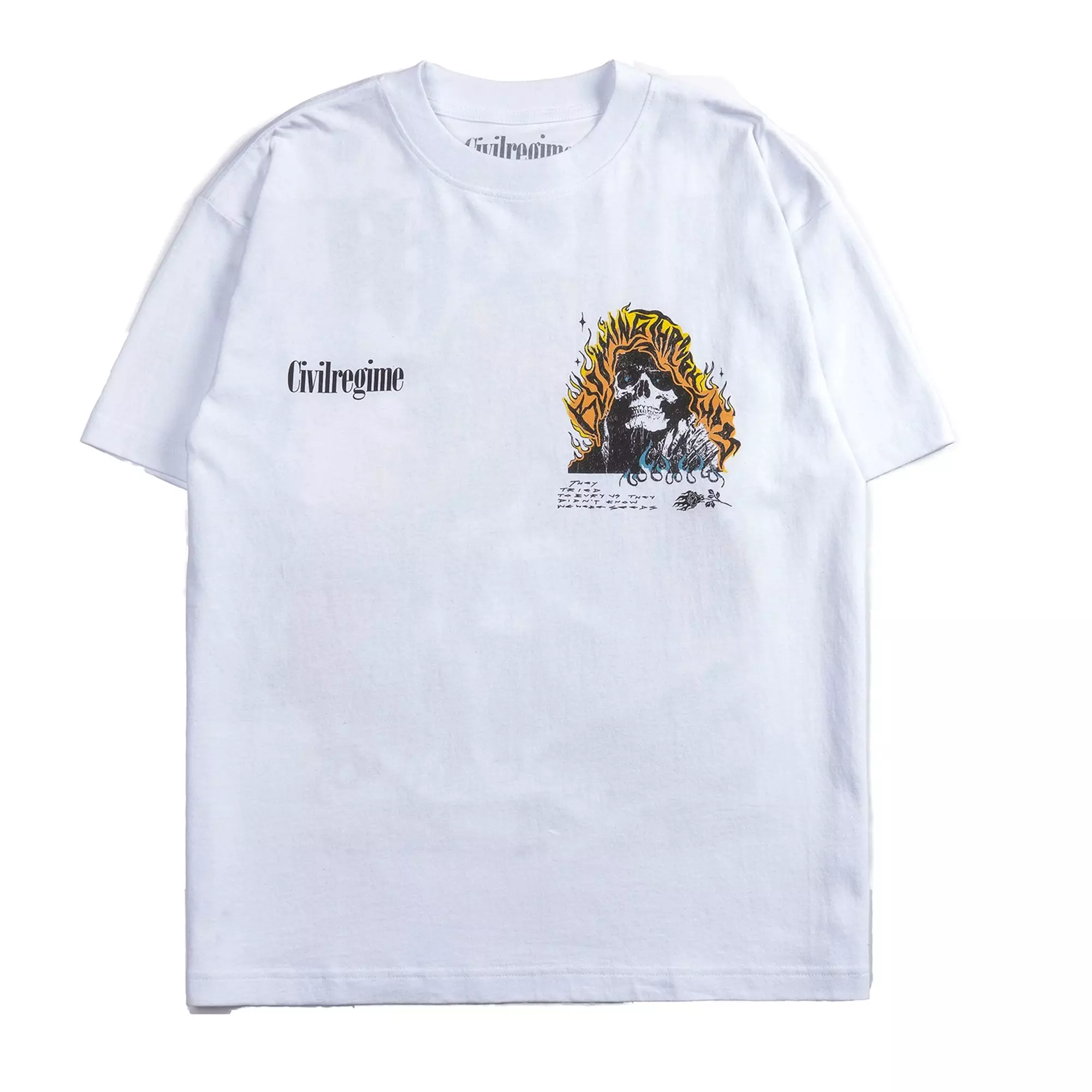 Civil Regime Men's This Is How We Bloom Tee - WHITE