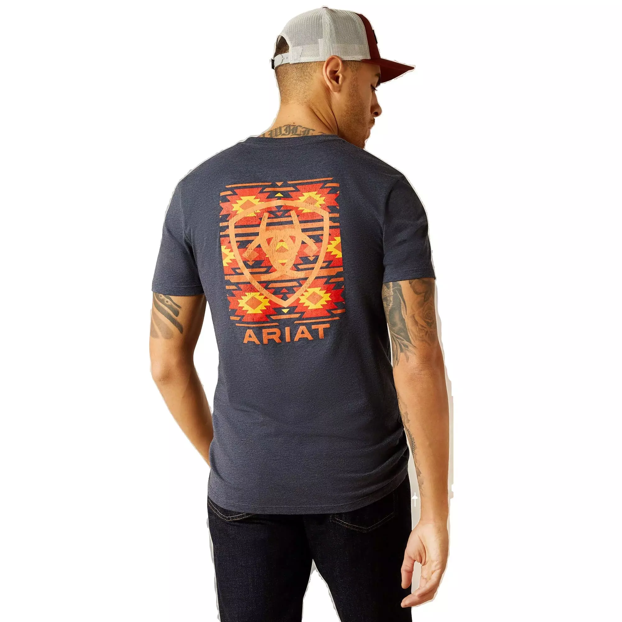 Ariat Men's Eagle Rock Tee - NAVY