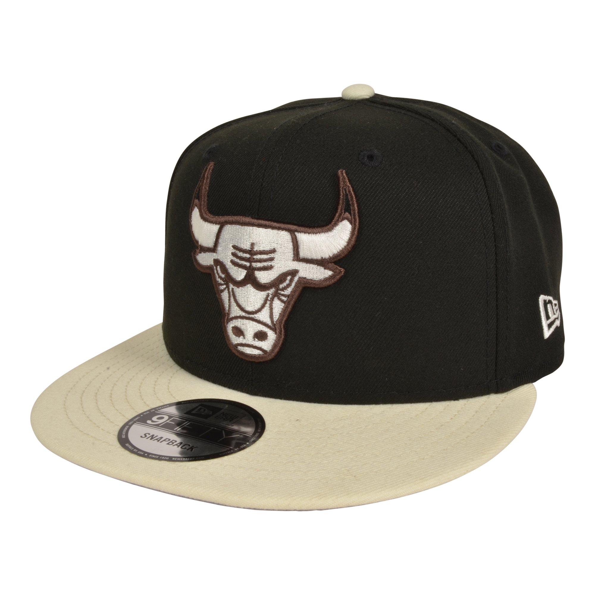 New Era Chicago Bulls 9FIFTY Retro 5 Snapback Hat-Black/Sail