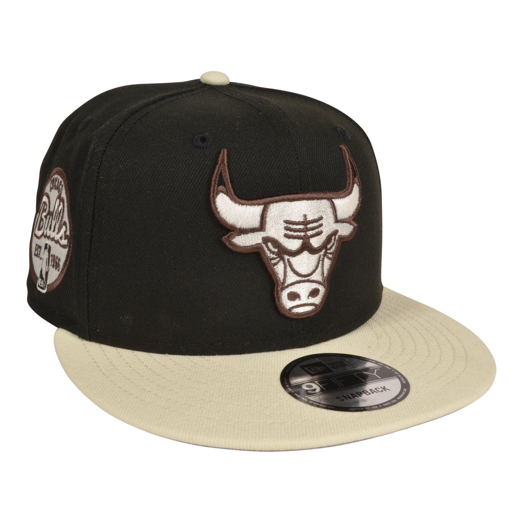 New Era Chicago Bulls 9FIFTY Retro 5 Snapback Hat-Black/Sail