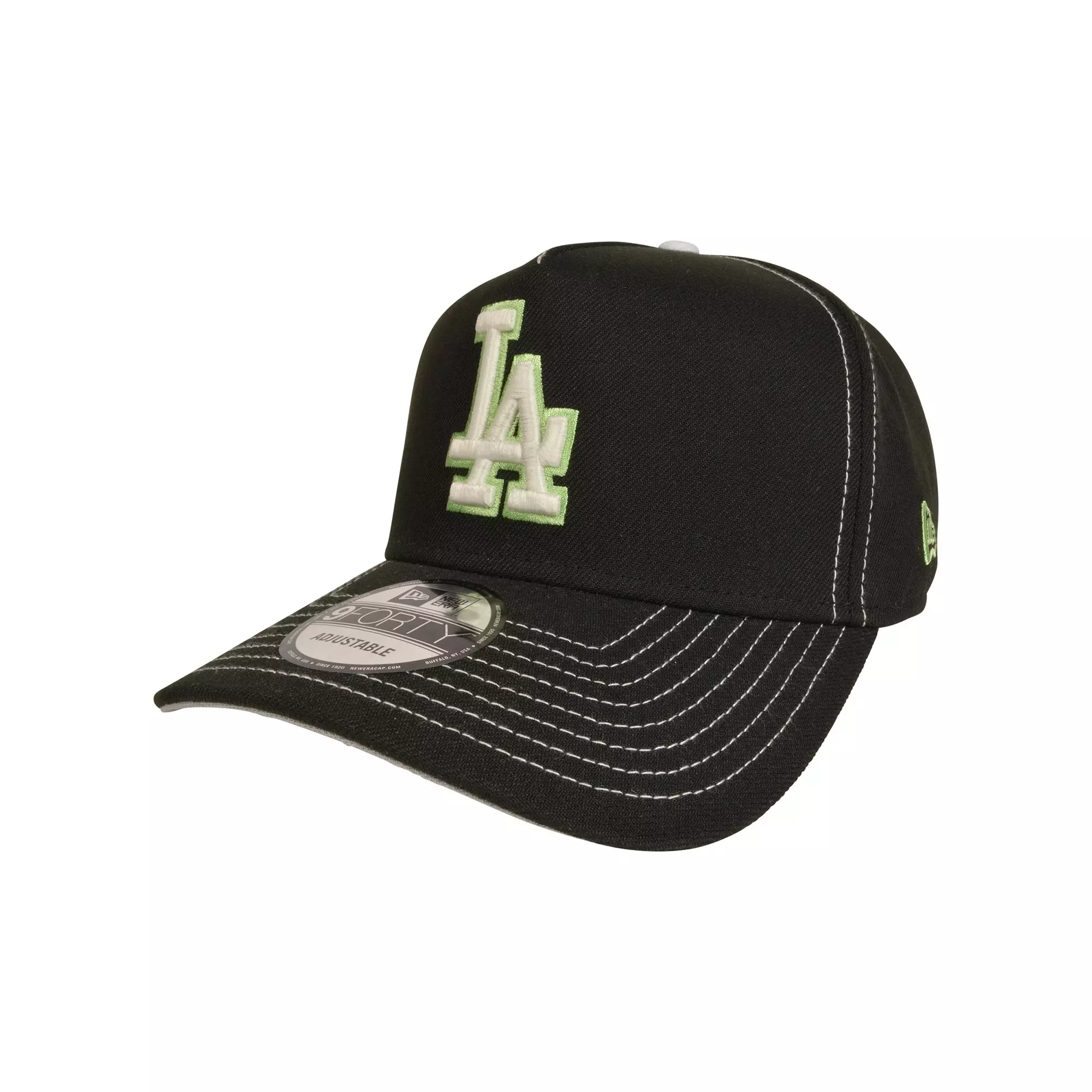New Era Los Angeles Dodgers 9FIFTY Green Glow Snapback-Black - BLACK