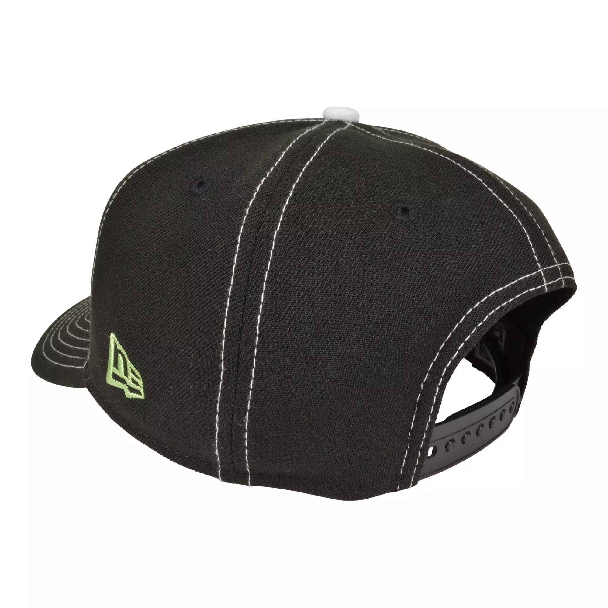 New Era Los Angeles Dodgers 9FIFTY Green Glow Snapback Hat-Black - BLACK