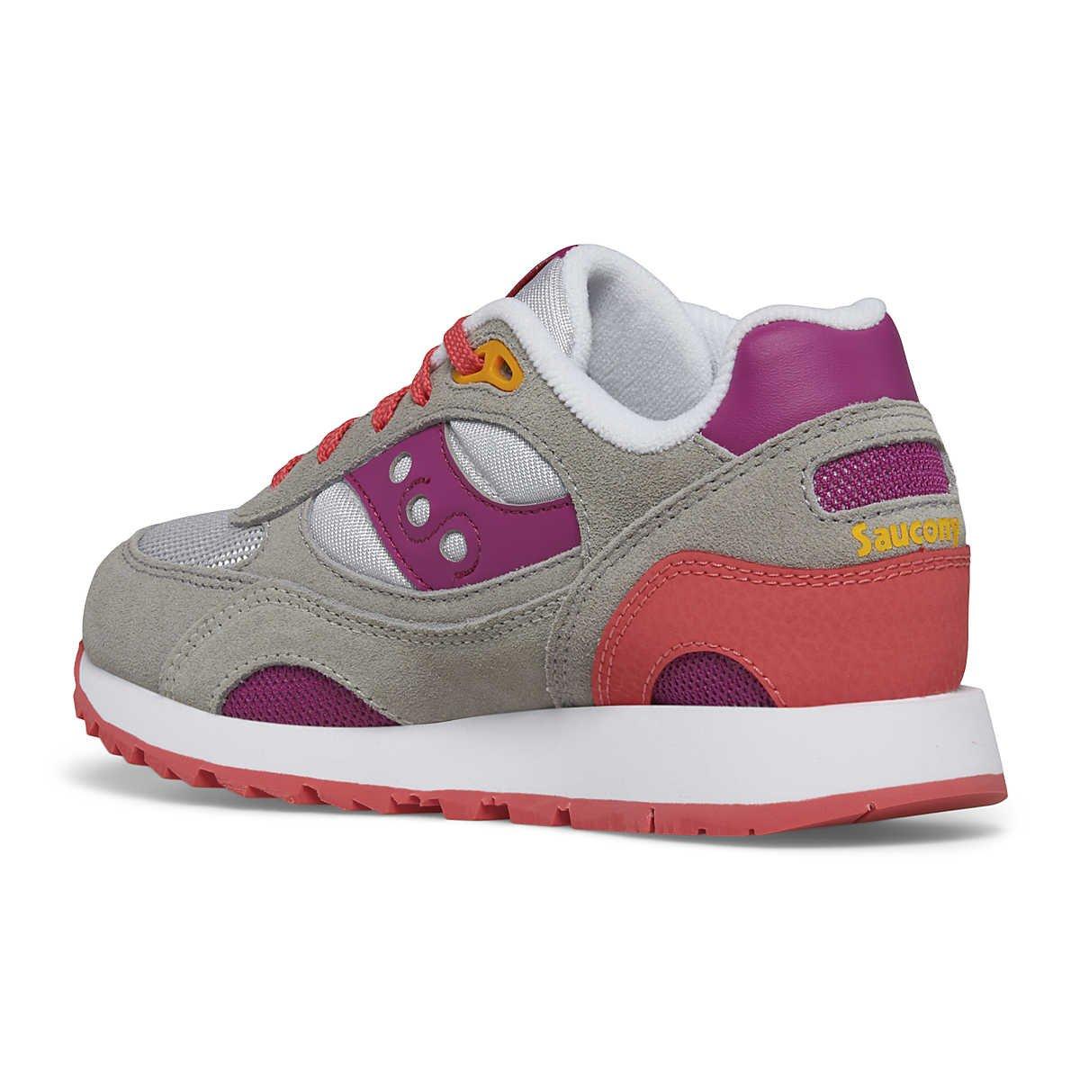 Saucony Shadow 6000 Preschool Girls' "Grey/Pink/Purple" Shoe