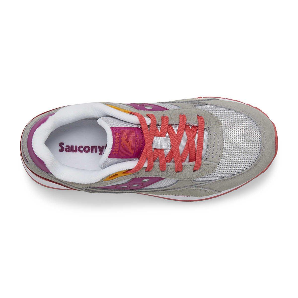 Saucony Shadow 6000 Preschool Girls' "Grey/Pink/Purple" Shoe
