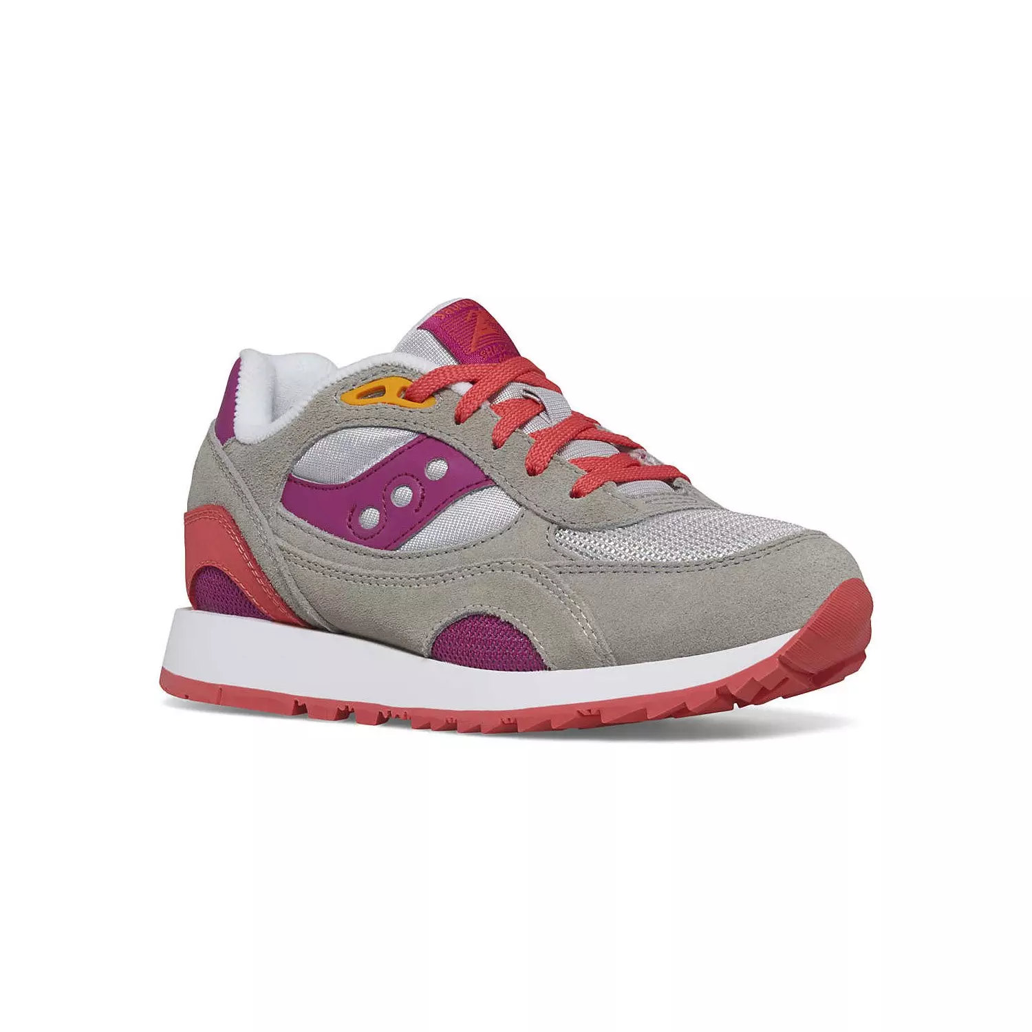 Saucony Shadow 6000 "Grey/Pink/Purple" Preschool Girls' Shoe - GREY/PINK