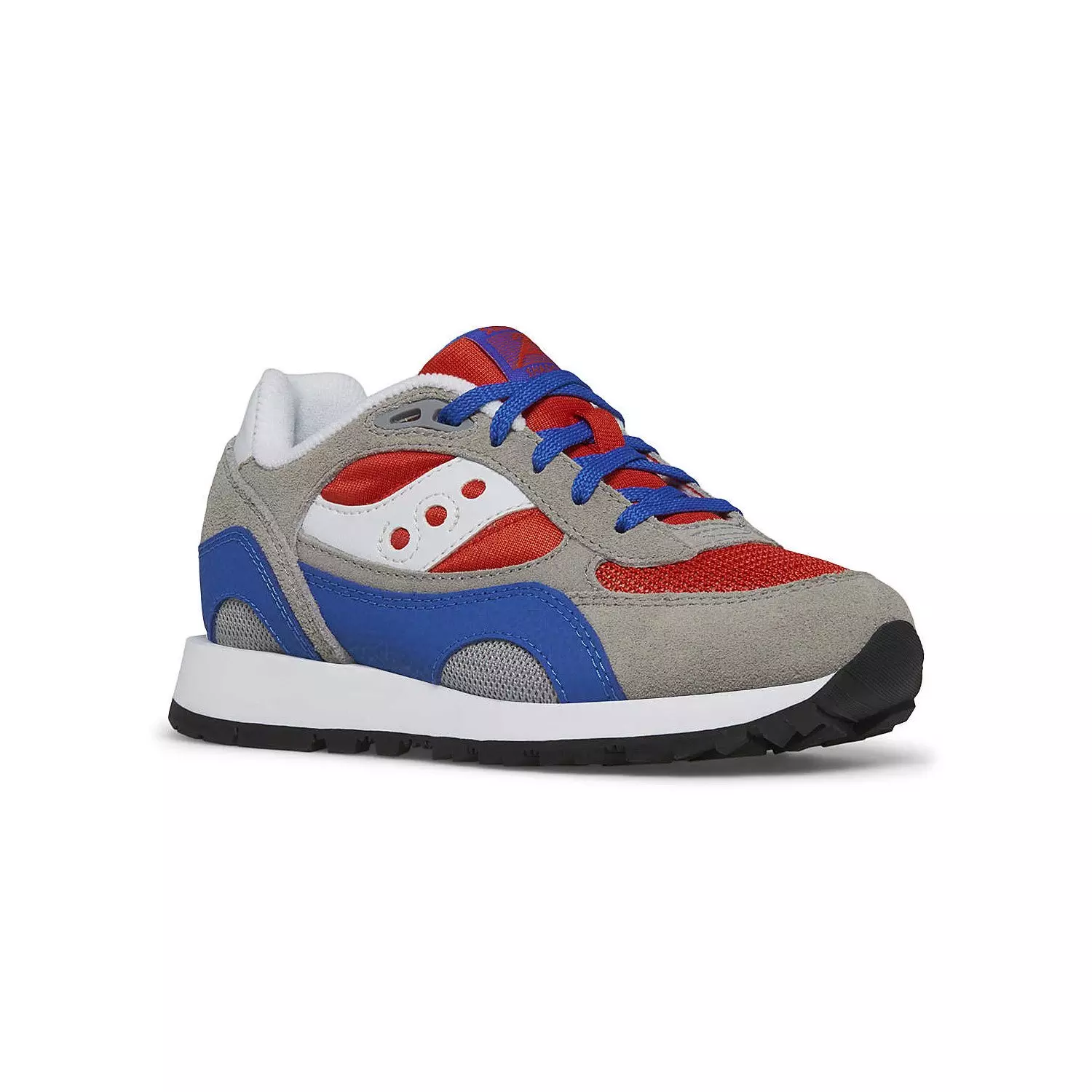 Saucony Shadow 6000 "Grey/Blue/Red" Grade School Boys' Shoe - GREY/NAVY/RED