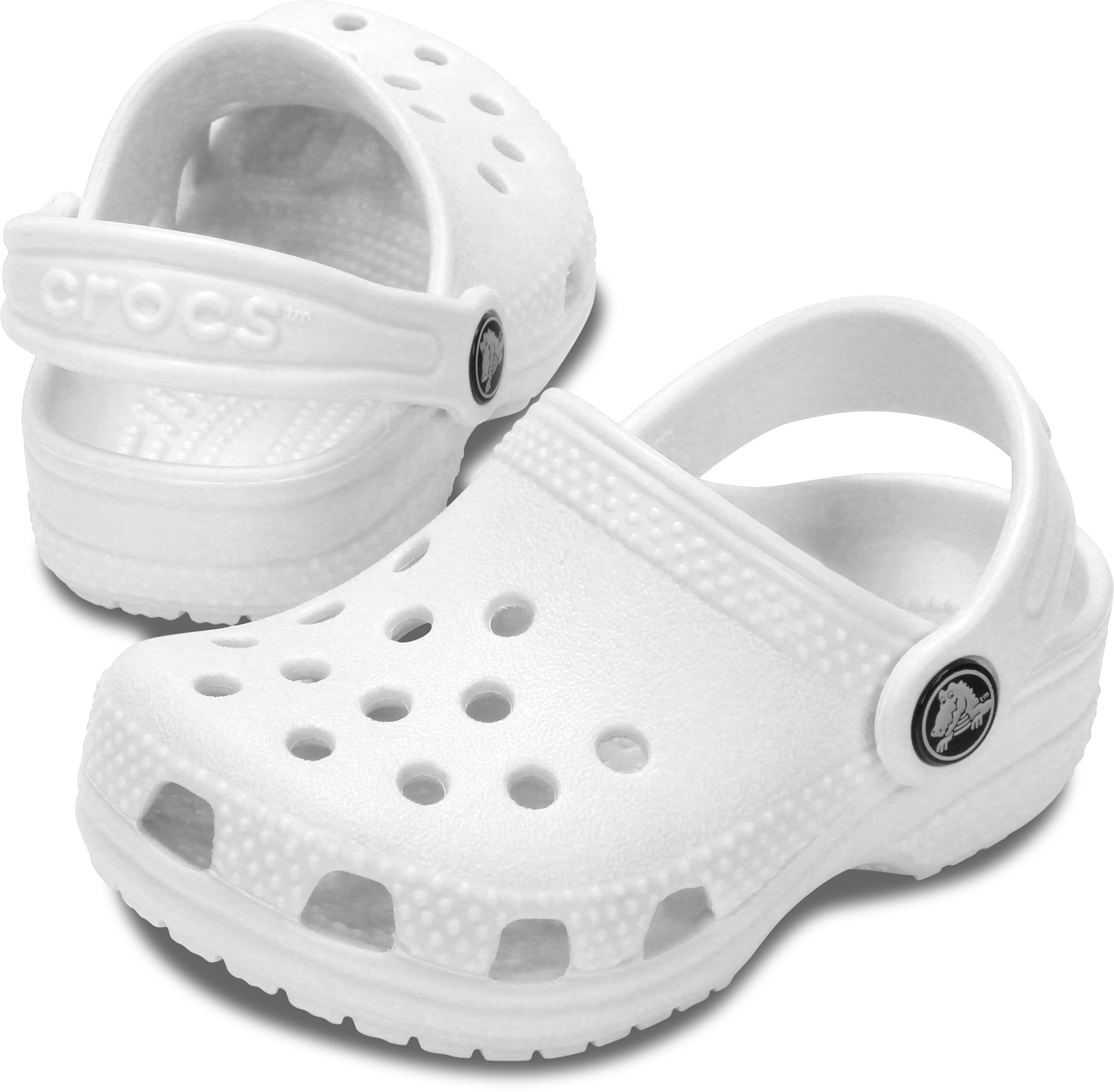 Crocs Classic Boxed Set "White" Infant Kids' Clog - WHITE Thumbnail View 3