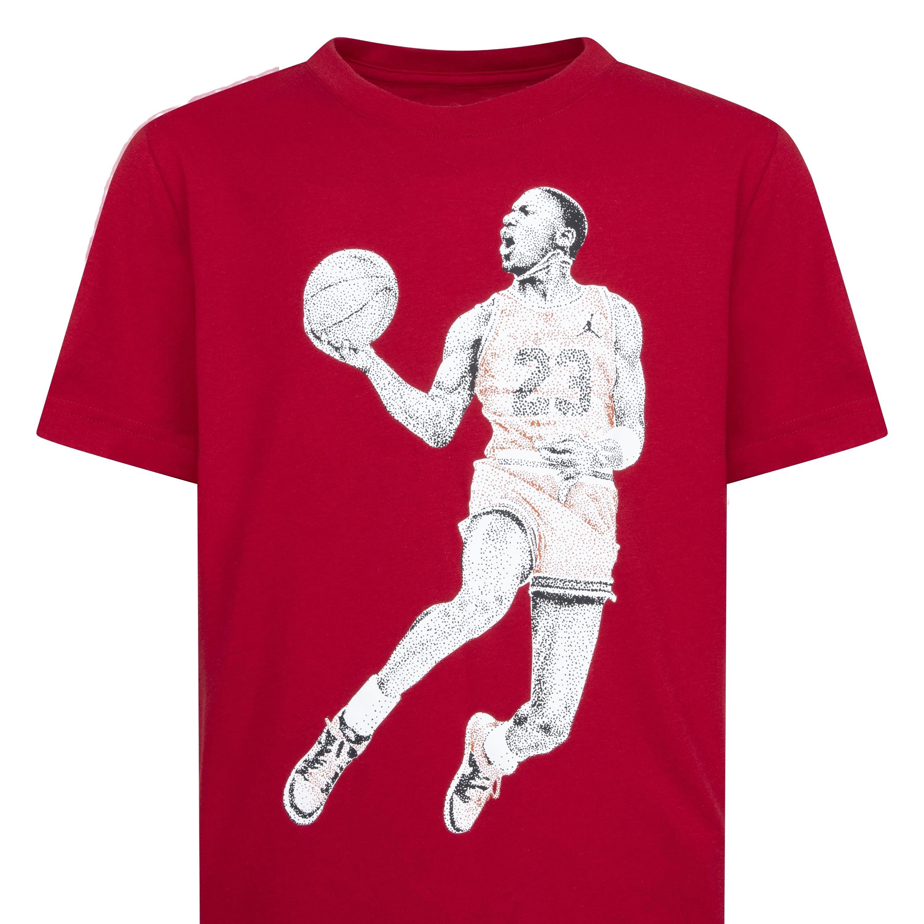 Big Boys' Jordan Dots Tee - Red