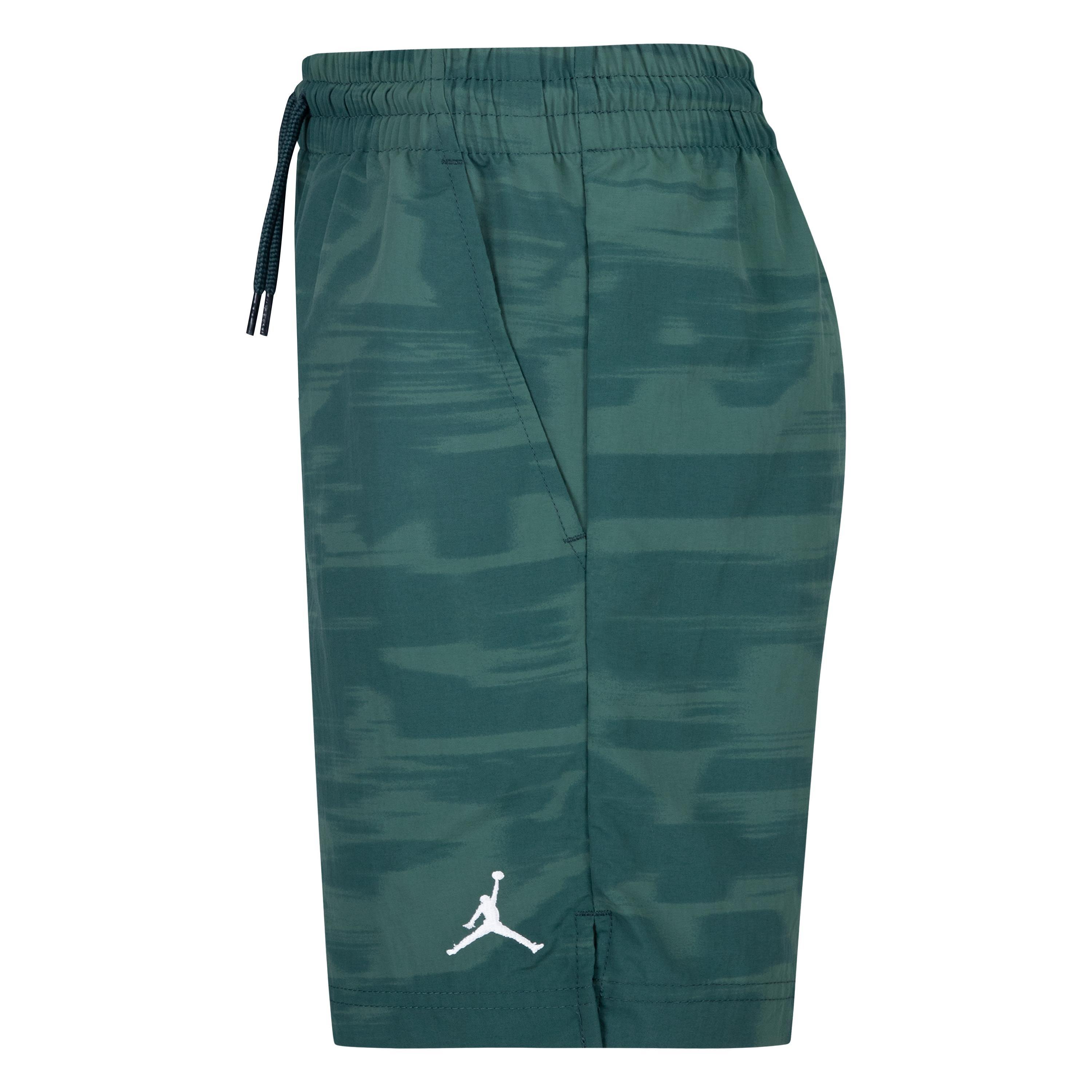 Big Boys' Jordan MVP Printed Shorts - Oxford Green