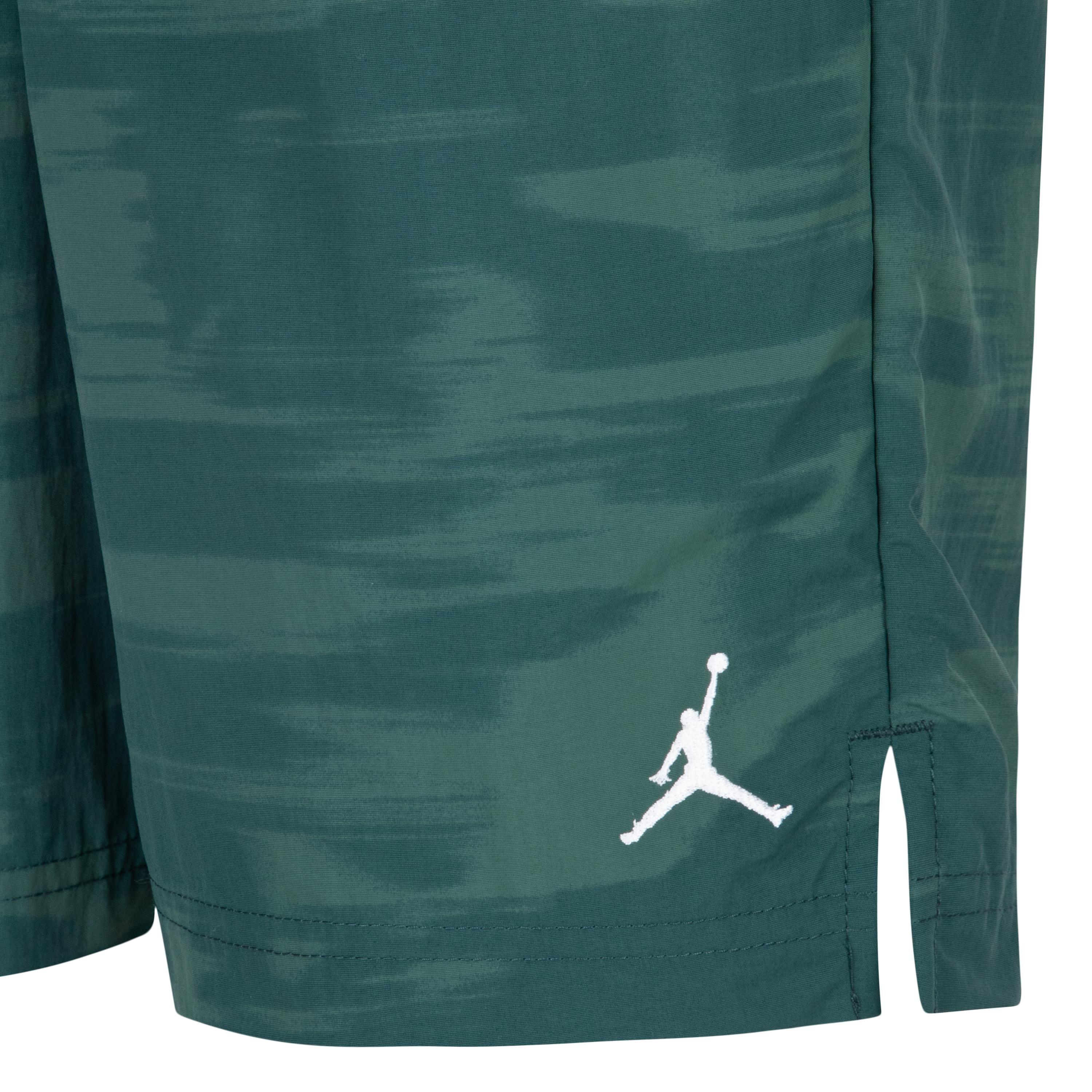 Jordan Big Boys' MVP Printed Shorts - Oxford Green - GREEN Thumbnail View 5