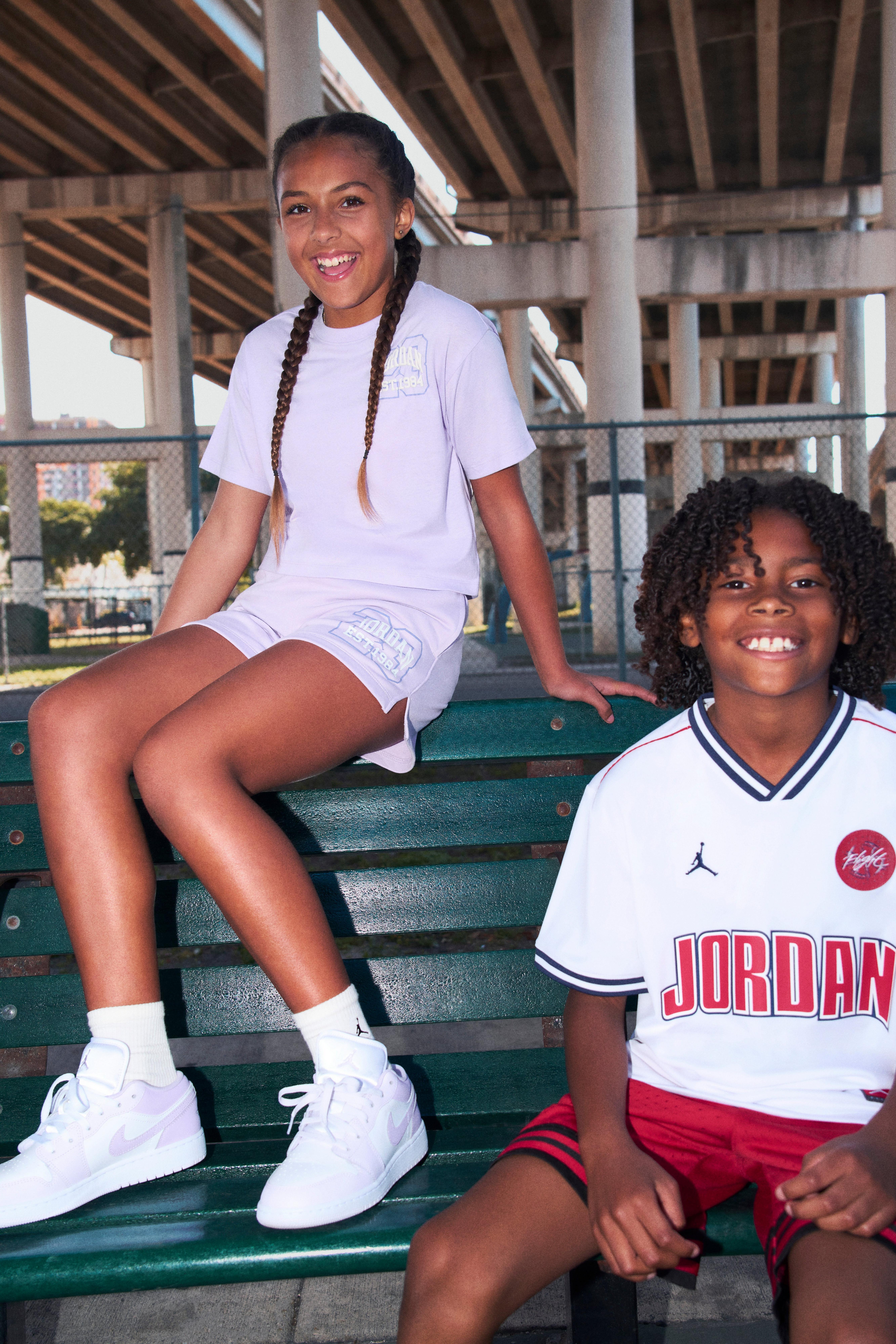 Jordan Big Boys' Diamond Shorts - Red/Black - RED/BLACK Thumbnail View 11