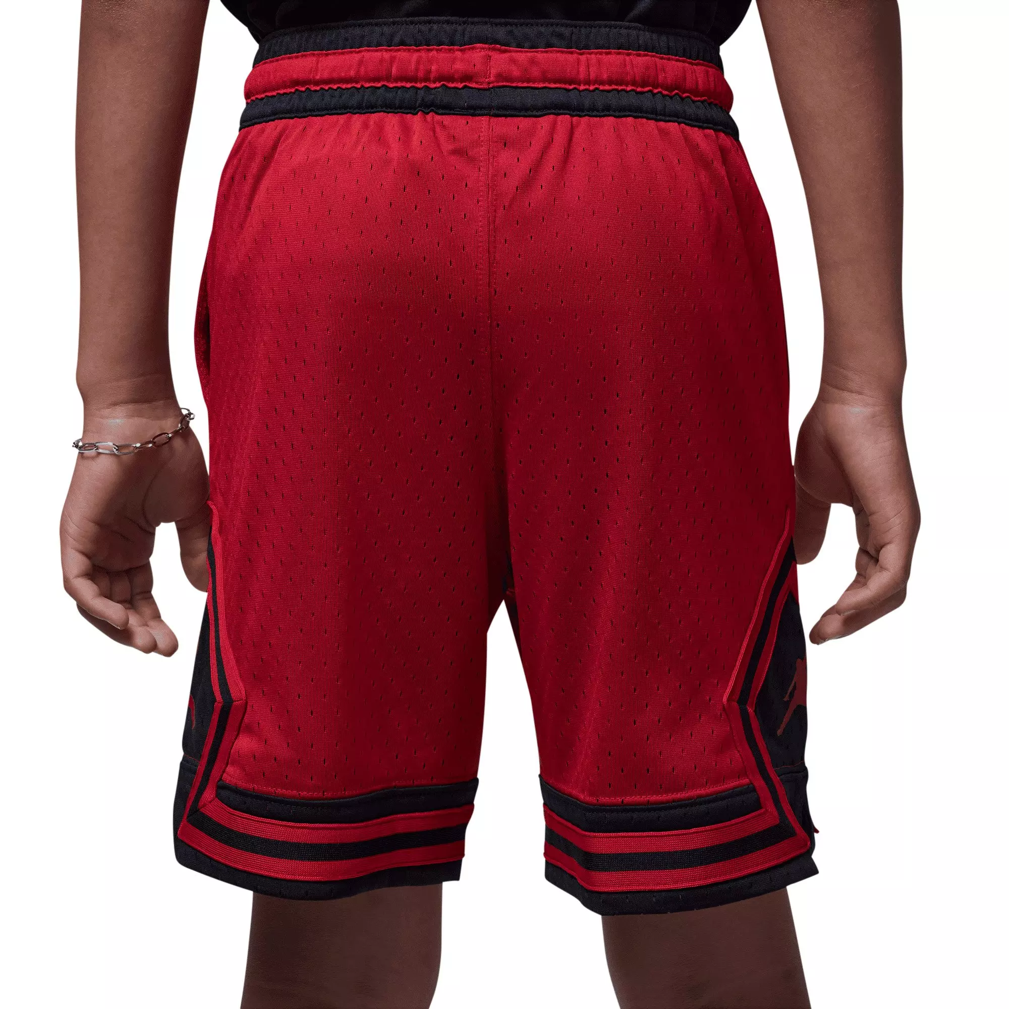 Jordan Big Boys' Diamond Shorts - Red/Black - RED/BLACK