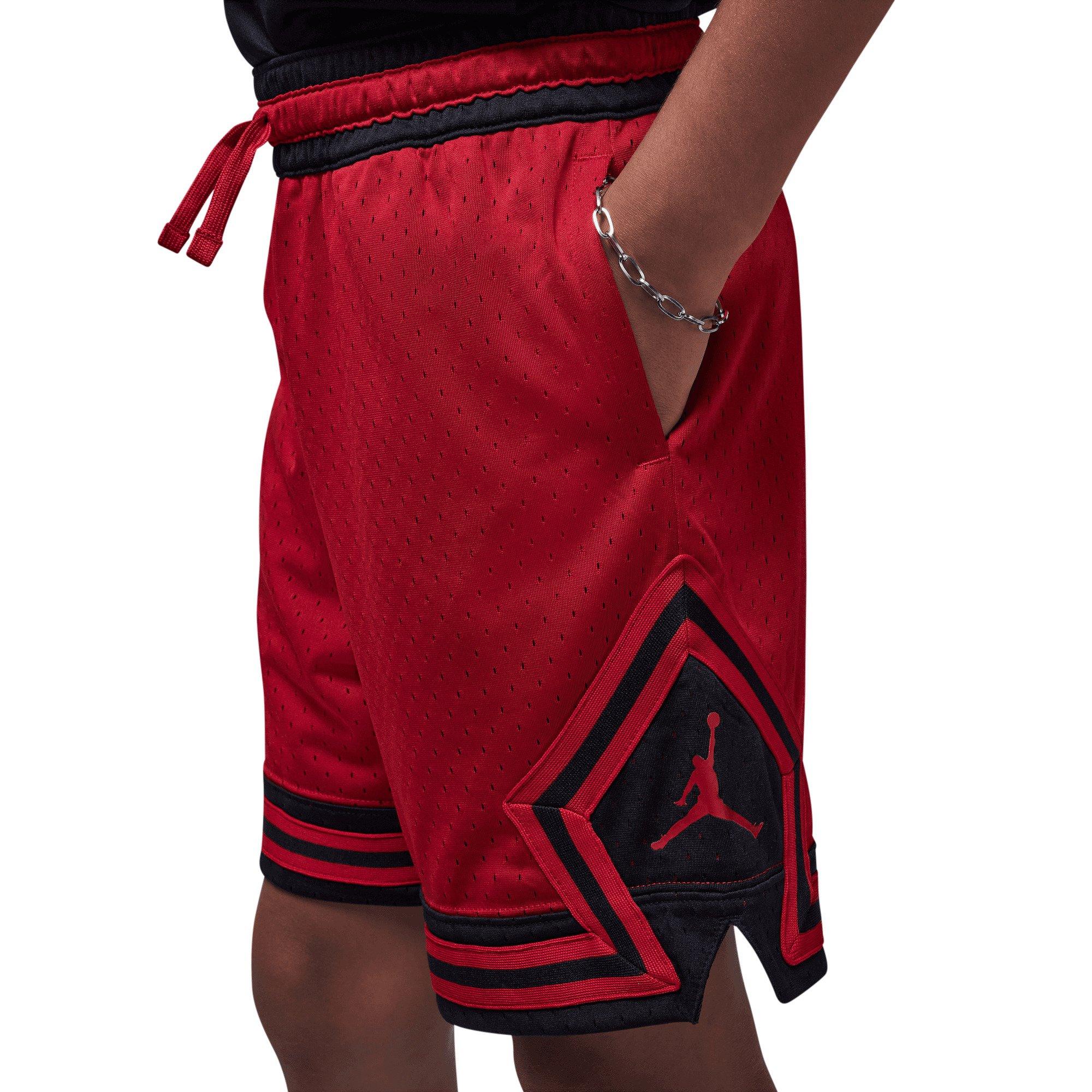 Jordan Diamond Big Boys' Red/Black Shorts